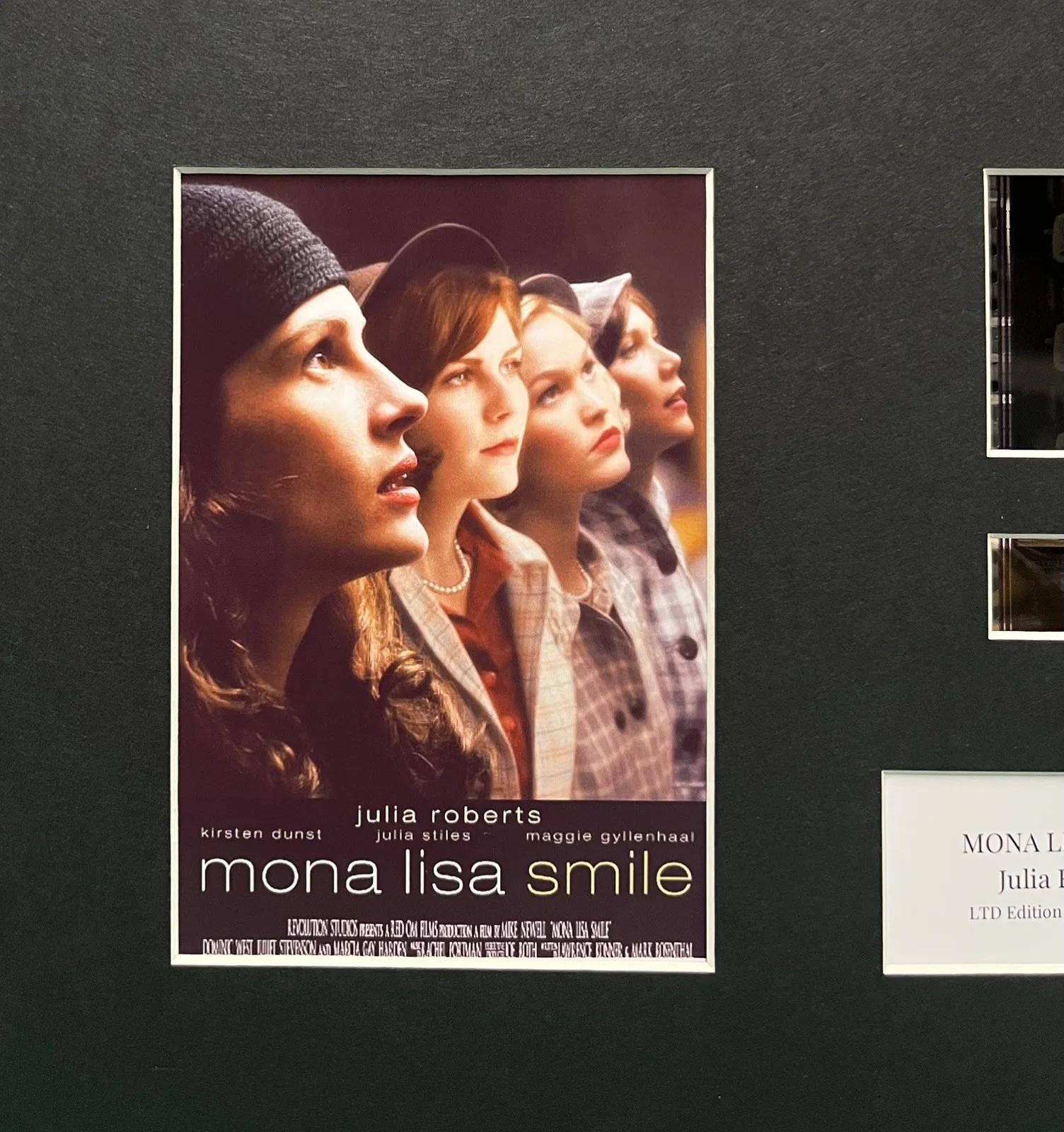 MONA LISA SMILE . 35mm Film Cell Mounted Display, image 2