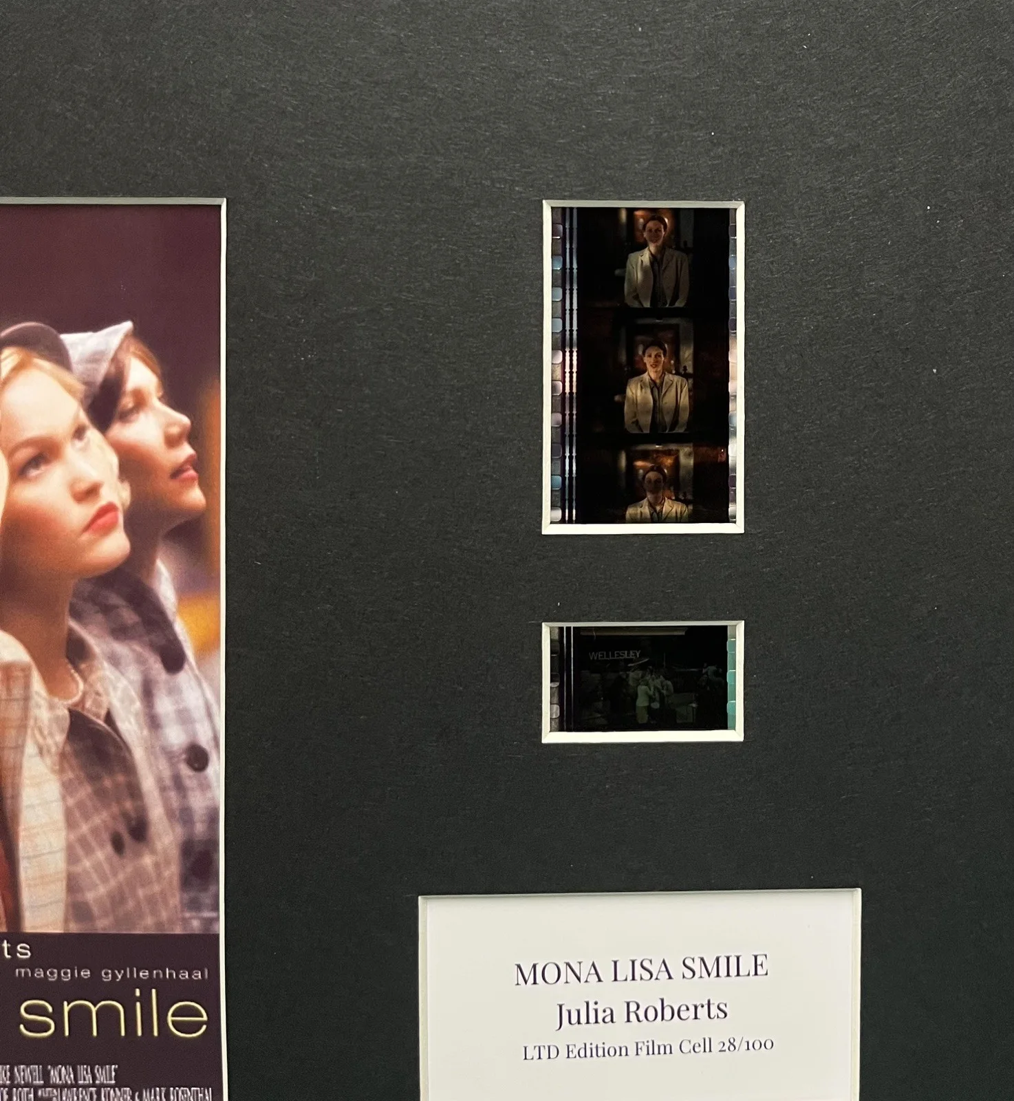 MONA LISA SMILE . 35mm Film Cell Mounted Display, image 3