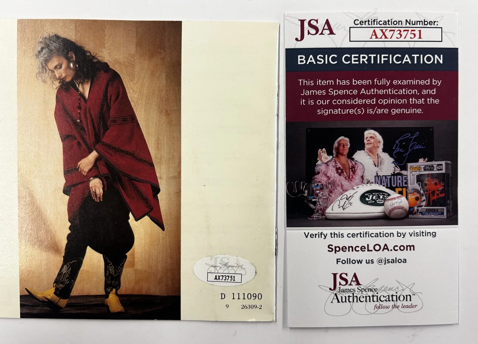 Emmylou Harris Signed Auto Autographed CD Booklet (Brand New Dance) JSA COA, изображение 2