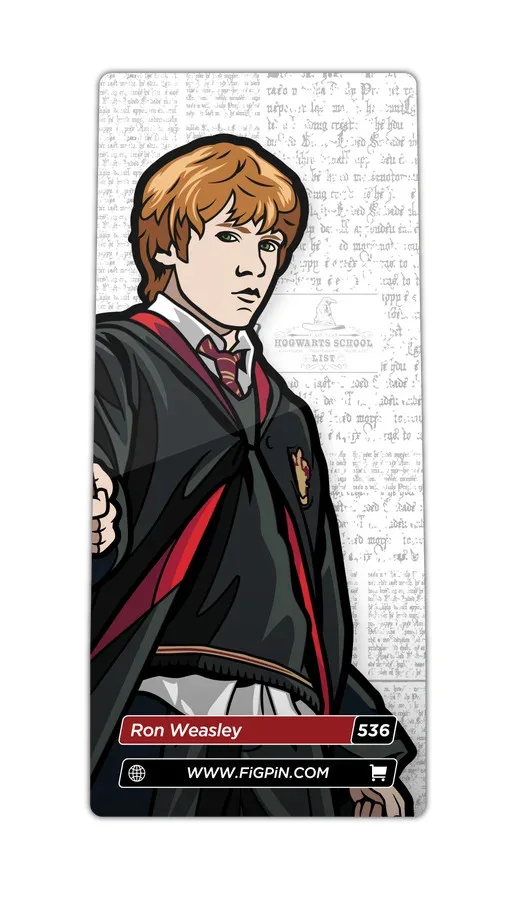 FiGPiN Ron Weasley (0536) Harry Potter 3-Inch Enamel Pin, изображение 2