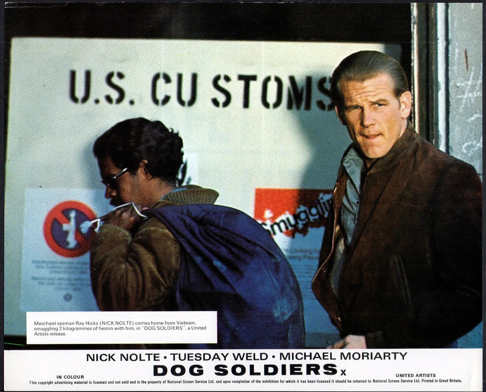 DOG SOLDIERS 1978 Nick Nolte, Tuesday Weld, Michael Moriarty 7 10x8 LOBBY CARDS, изображение 3