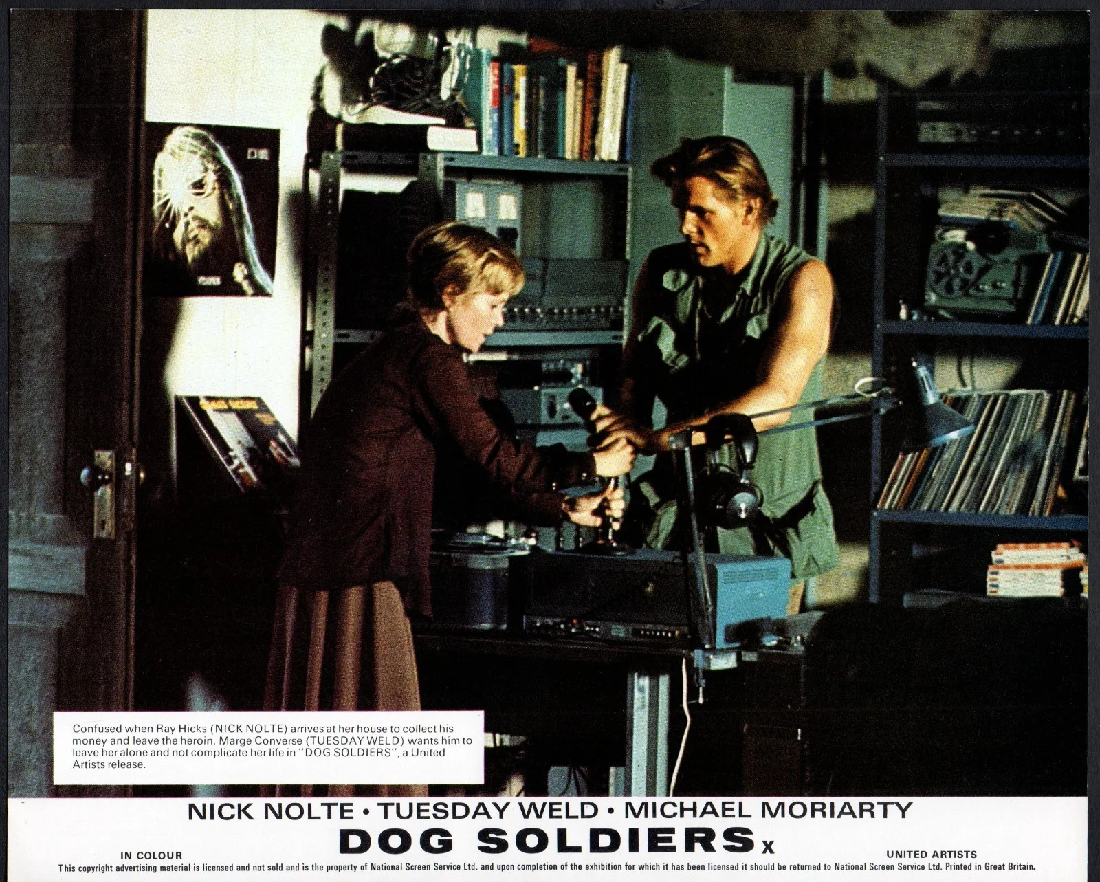DOG SOLDIERS 1978 Nick Nolte, Tuesday Weld, Michael Moriarty 7 10x8 LOBBY CARDS, изображение 5