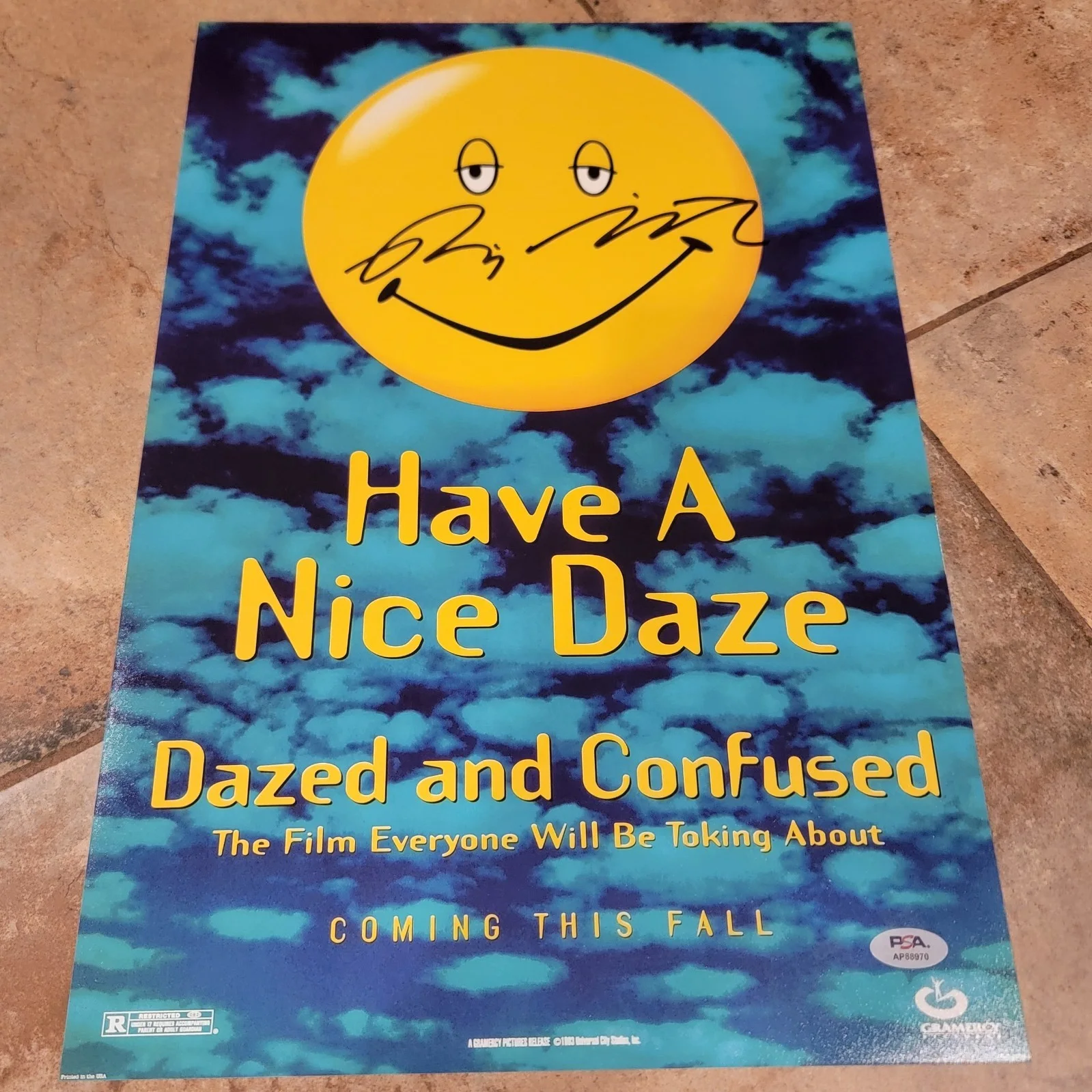Richard Linklater — Richard Linklater signed 12x18 photo PSA DNA autograph Dazed and Confused