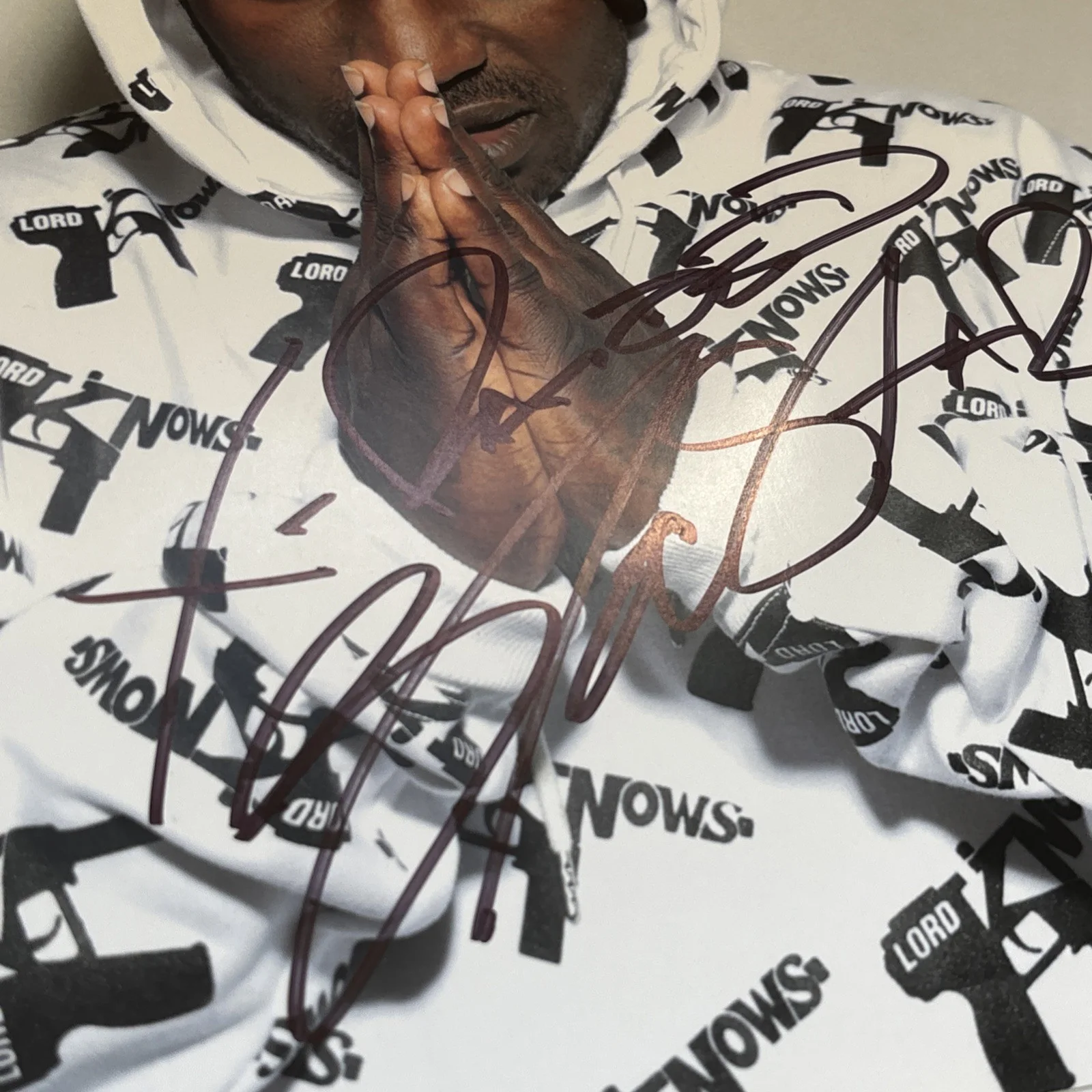 X-Raided Autograph 8.5x11 Rap Bay Area Legend Hip Hop Bloc Star, image 3
