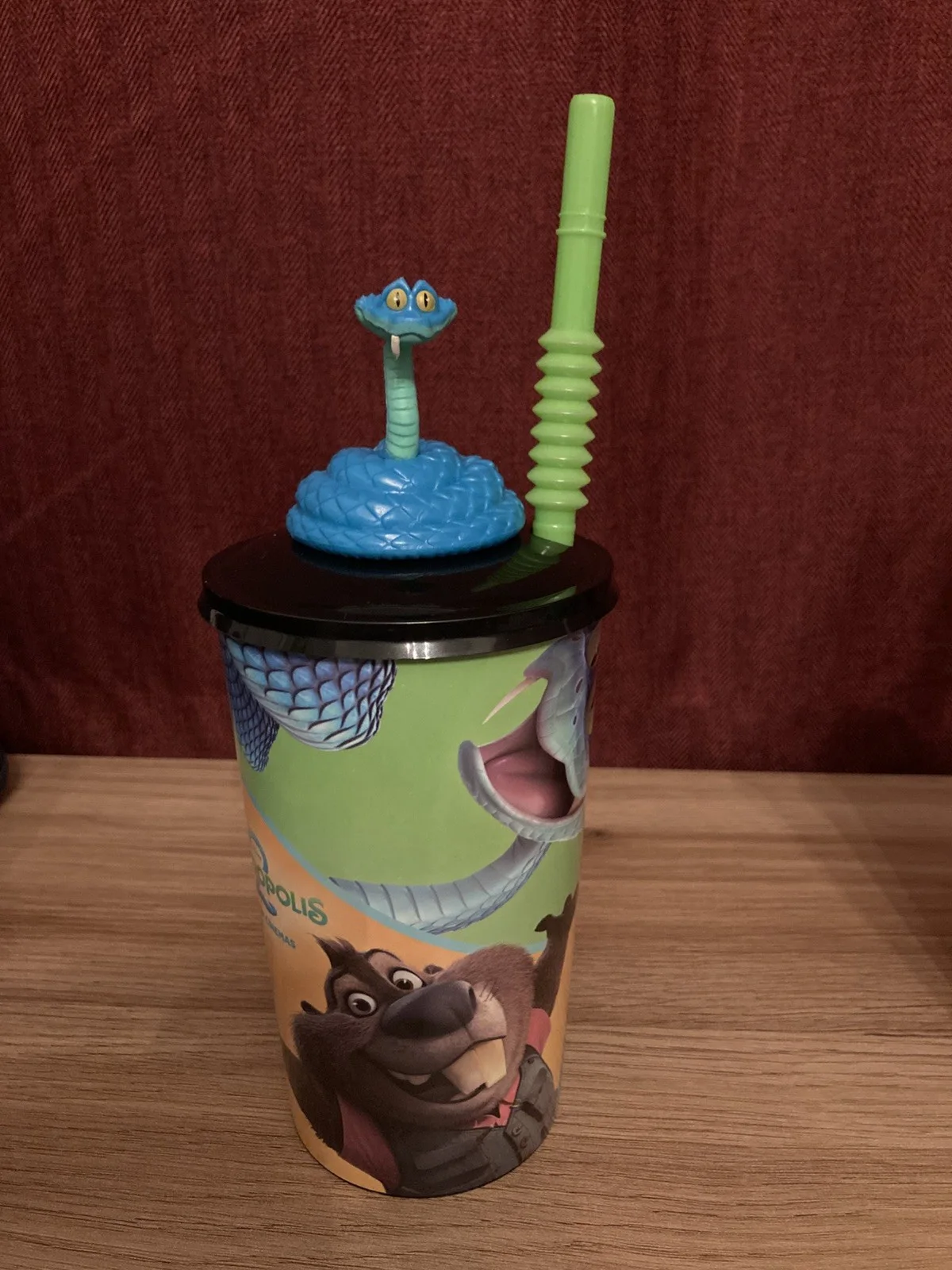 Zootropolis 2 UK Cinema Drinking Cup - Gary NEW UNUSED, image 2