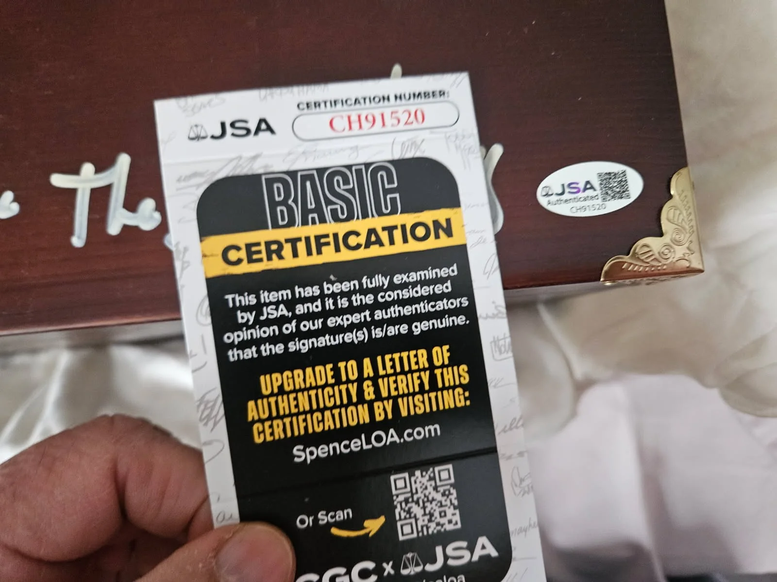 Chris Serrone — Goodfellas Chris Serrone young Henry Hill autographed shine box JSA Certified, изображение 4