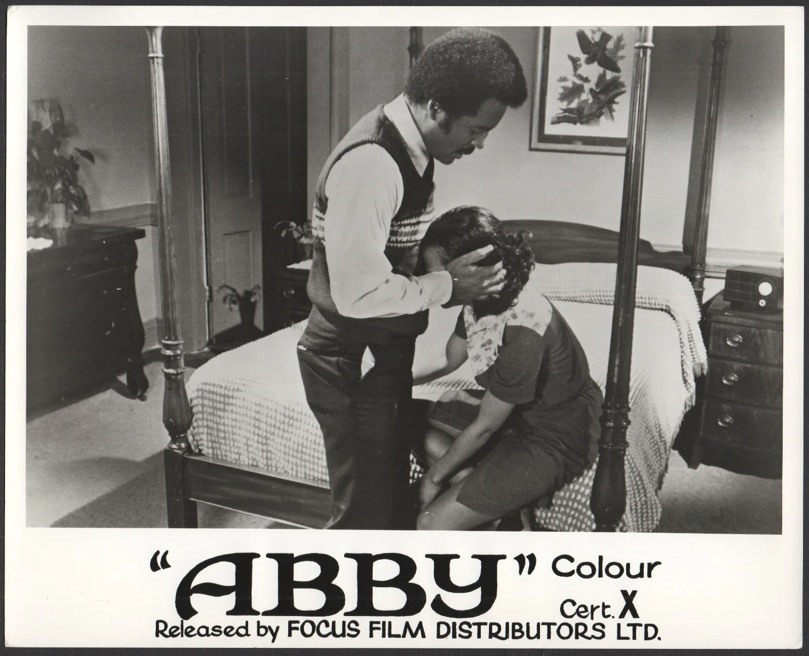 ABBY 1974 Carol Speed, William Marshall, Austin Stoker 5 10x8 LOBBY CARDS, image 2