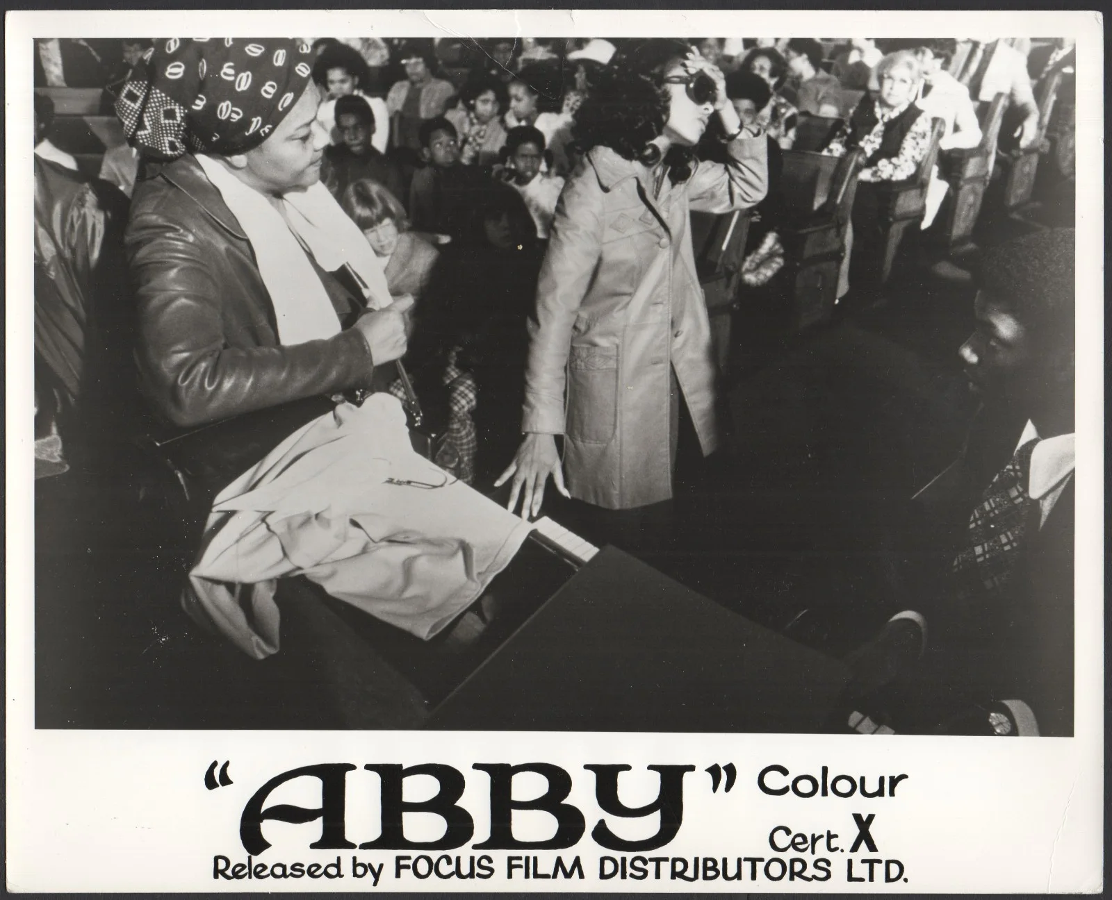 ABBY 1974 Carol Speed, William Marshall, Austin Stoker 5 10x8 LOBBY CARDS, image 4