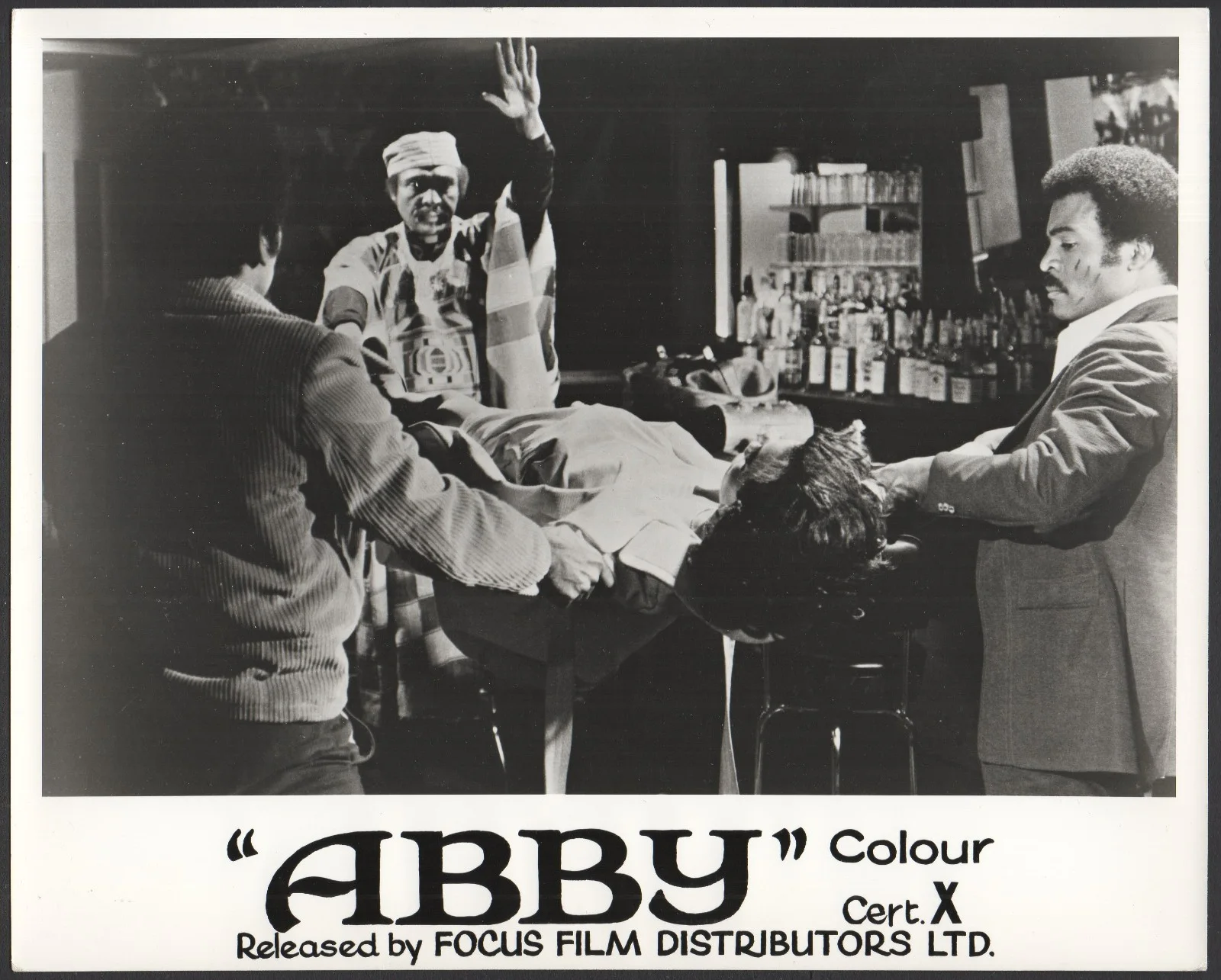 ABBY 1974 Carol Speed, William Marshall, Austin Stoker 5 10x8 LOBBY CARDS, image 5