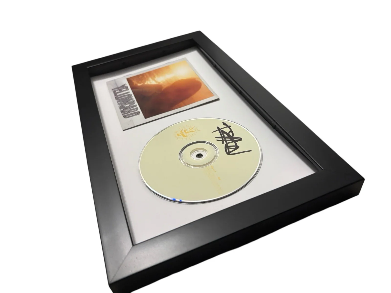 YELLOWCARD RYAN KEY SIGNED AUTOGRAPH OCEAN AVENUE FRAMED MATTED CD JSA CERT COA, image 5