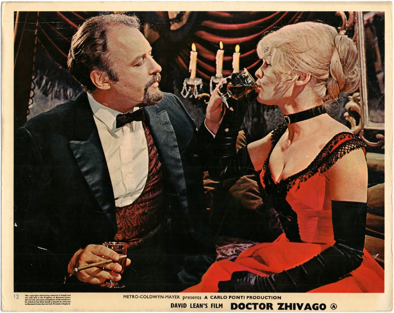 DOCTOR ZHIVAGO 1965 Rod Steiger, Julie Christie, Omar Sharif 4 10x8 LOBBY CARDS, изображение 4