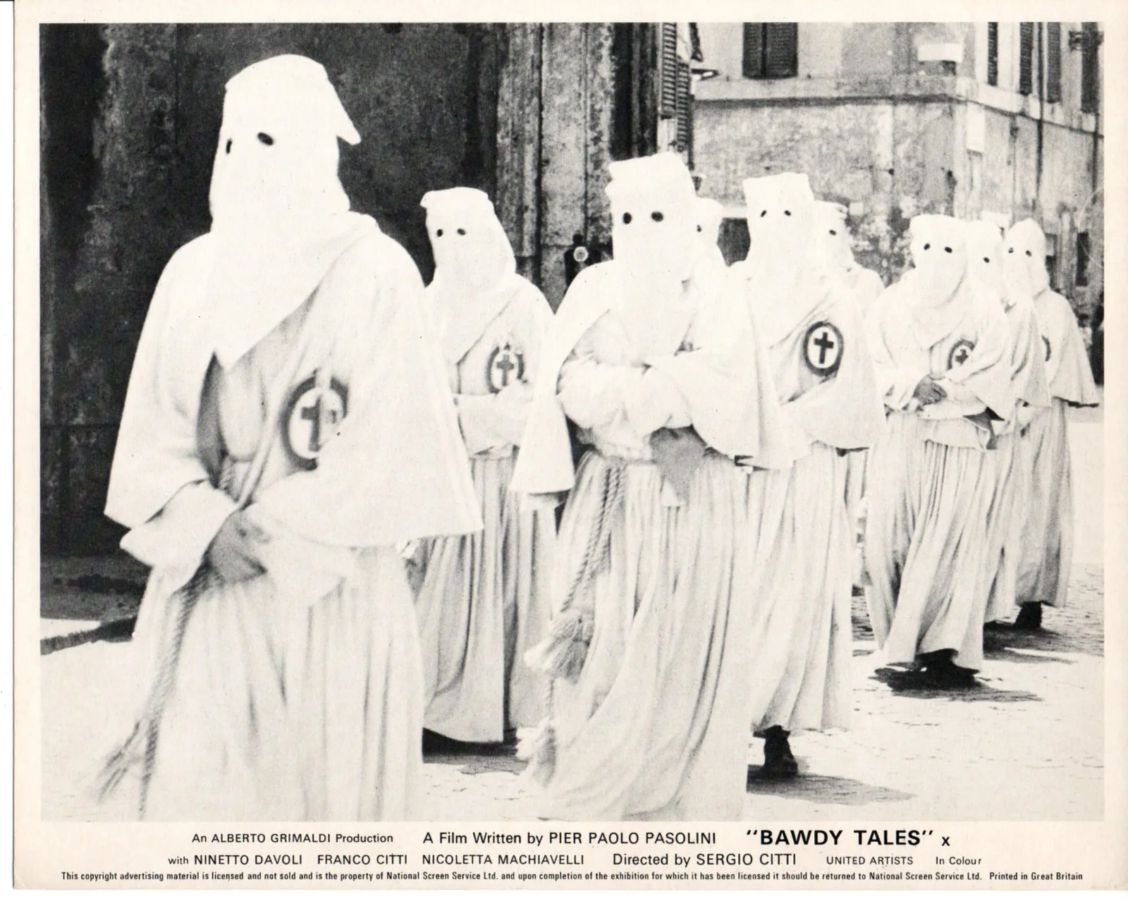 BAWDY TALES 1973 Pier Paolo Pasolini Ninetto Davoli 7 10x8 LOBBY CARDS, изображение 2
