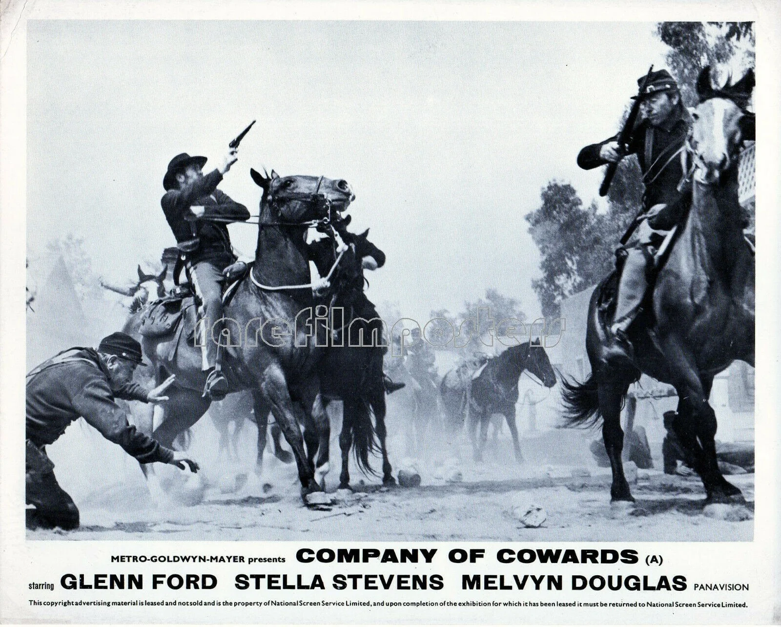COMPANY OF COWARDS 1964 Glenn Ford, Stella Stevens 7 10x8 LOBBY CARDS, изображение 2