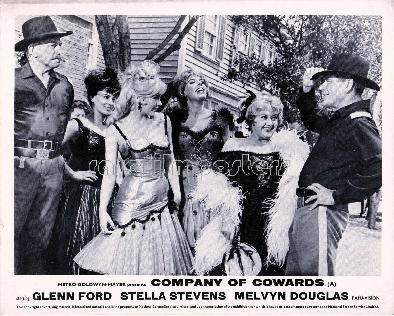 COMPANY OF COWARDS 1964 Glenn Ford, Stella Stevens 7 10x8 LOBBY CARDS, изображение 3