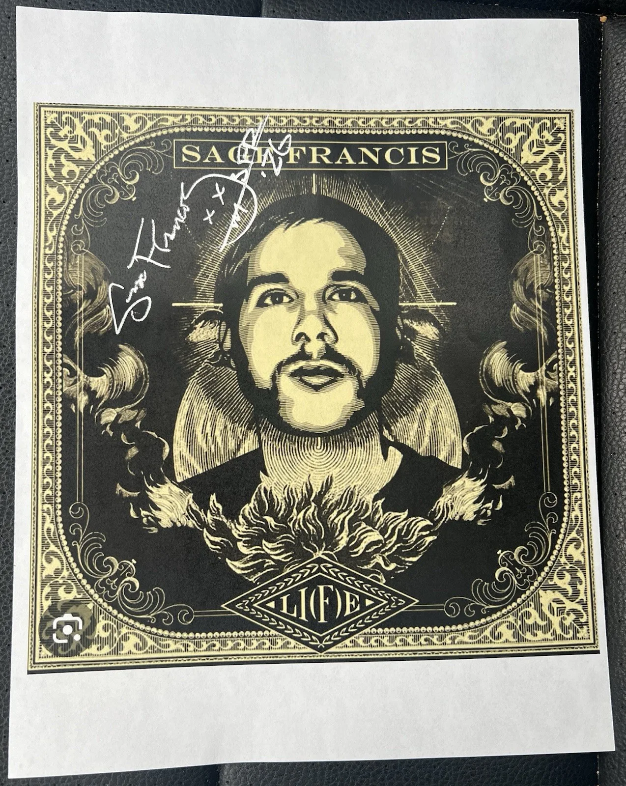 Framed Signed Sage Francis Life Album Cover Print Kool Keith Atmosphere RA SAC, image 2