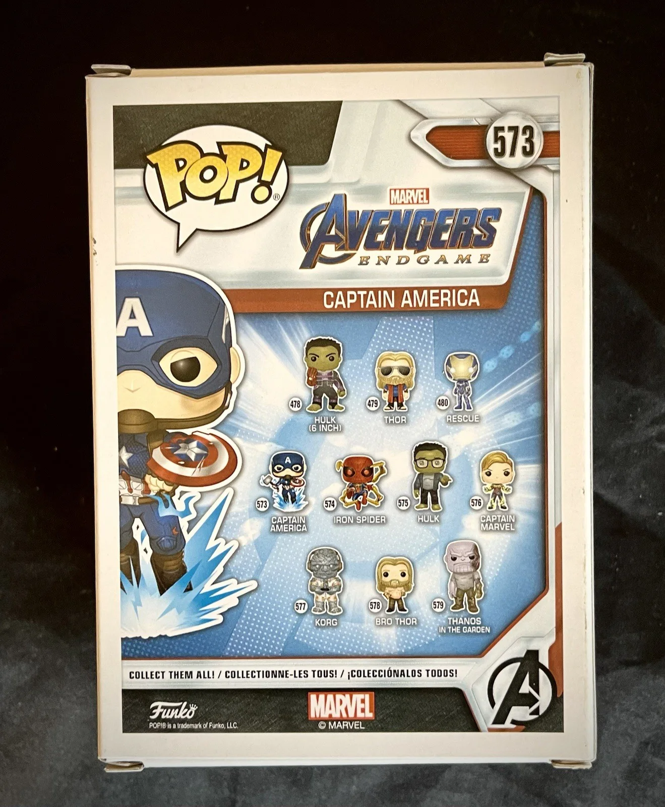 Chris Evans — Chris Evans Signed Captain America #573 Funko Pop Vinyl Figure JSA COA, изображение 5