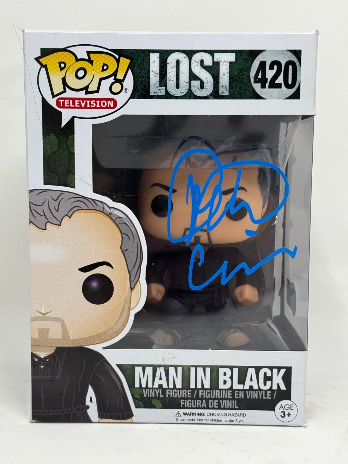 Titus Welliver — Titus Welliver Signed Autograph Lost The Man In Black Funko Pop 420 Beckett COA, изображение 2