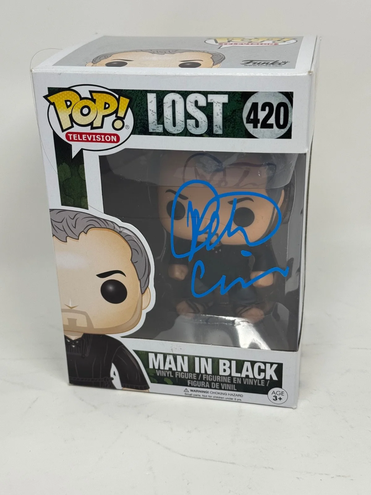 Titus Welliver — Titus Welliver Signed Autograph Lost The Man In Black Funko Pop 420 Beckett COA, изображение 3