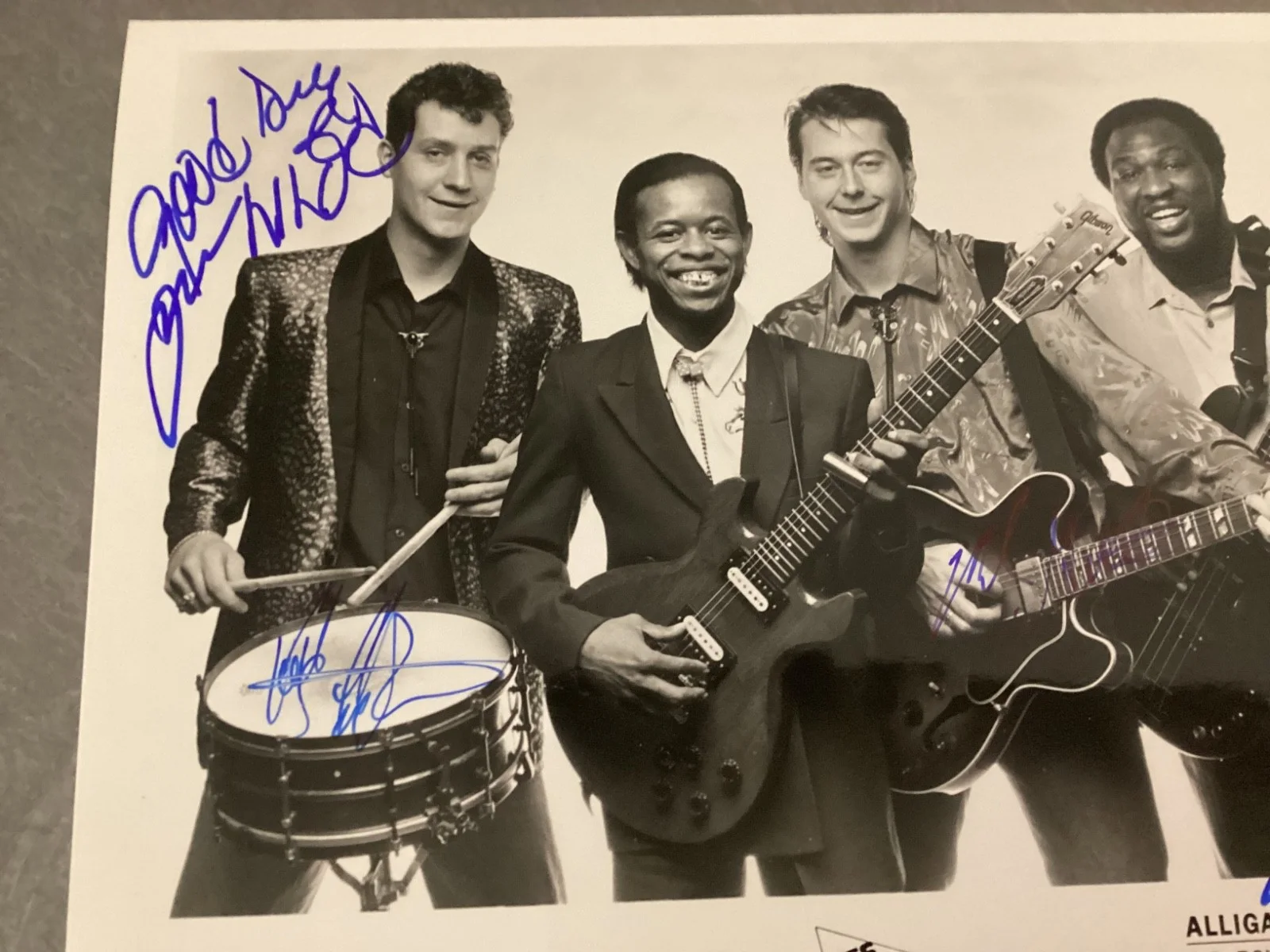 Lil’ Ed & Blues Imperials Signed Promo Photo Autographed Entire Band! 8x10, изображение 2