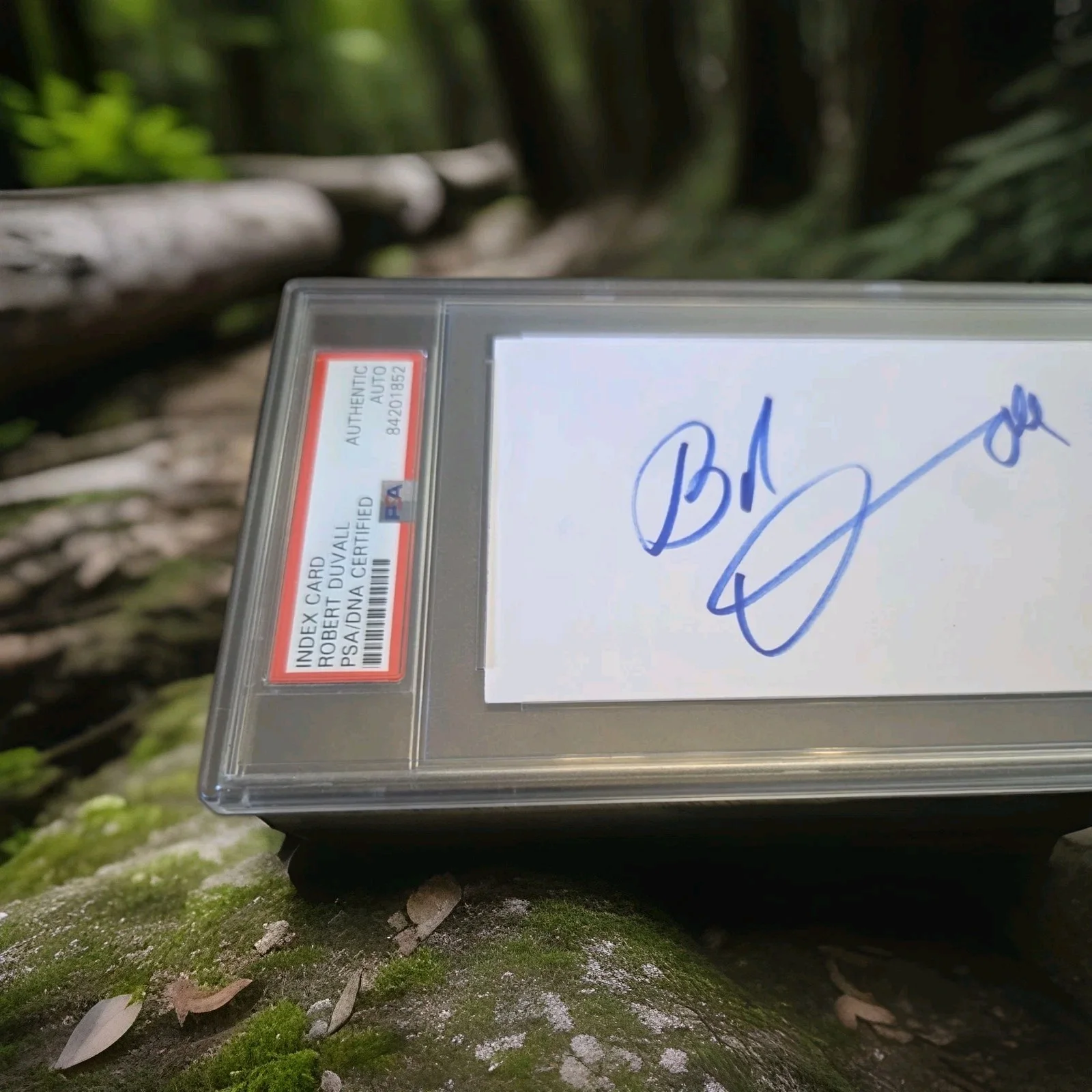 Robert Duvall Signed 3x5 Index PSA CERT ENCAPSULATED. GODFATHER APOCALYPSE NOW, image 3