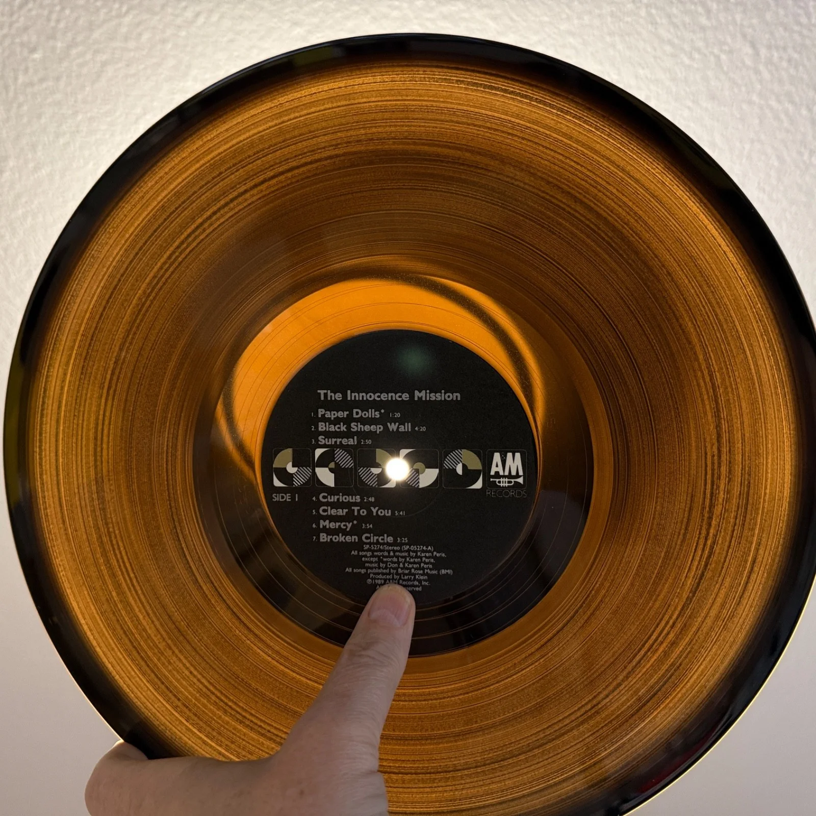 AUTOGRAPHED - THE INNOCENCE MISSION "self titled" US vinyl AUTOGRAPHED BY ALL 4, image 3