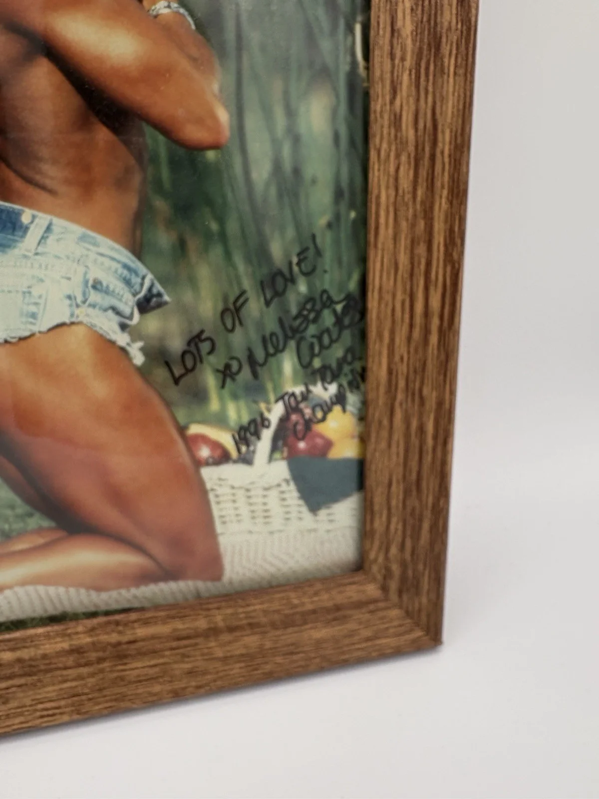 Framed Melissa Coates Vintage Autographed Photo, image 2