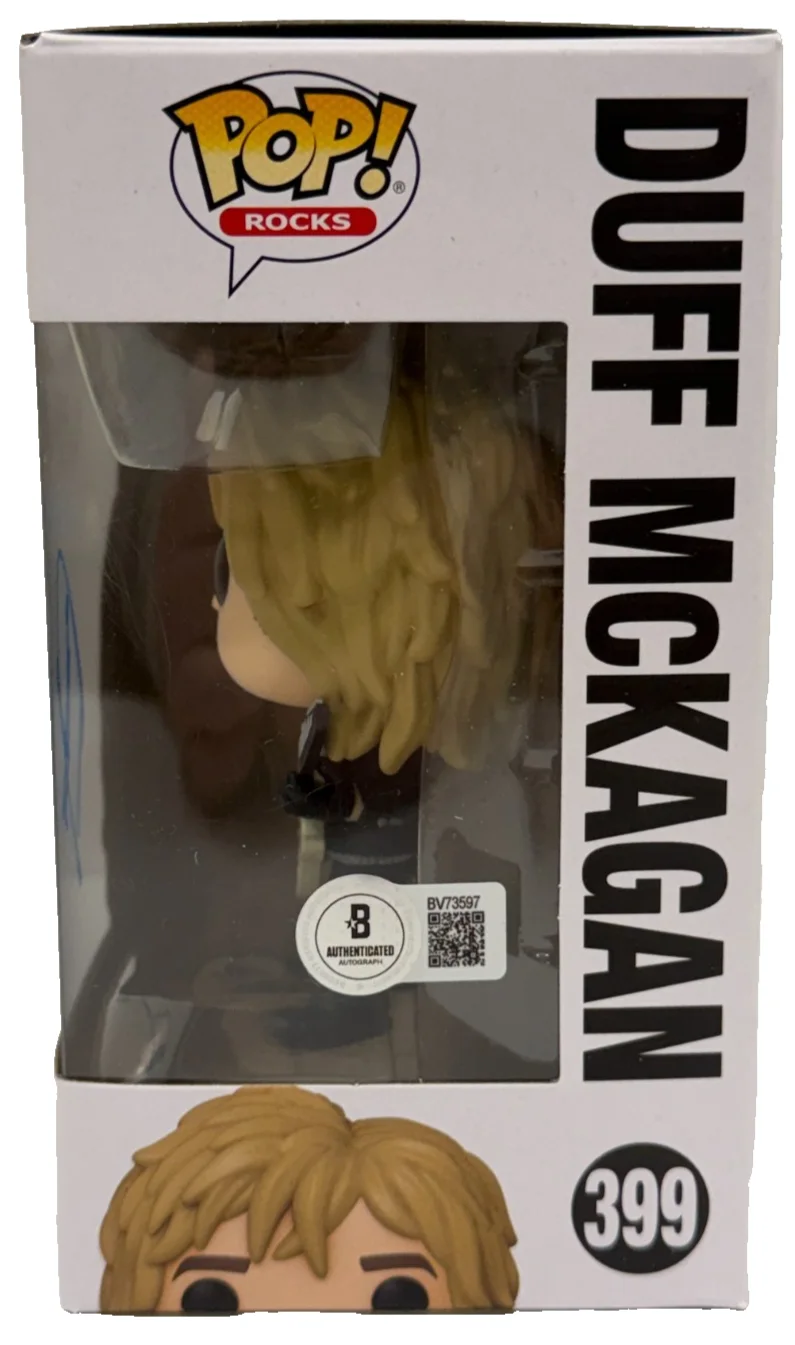 Duff McKagan Signed Funko 399 Guns N Roses Authentic Autograph Beckett, изображение 2