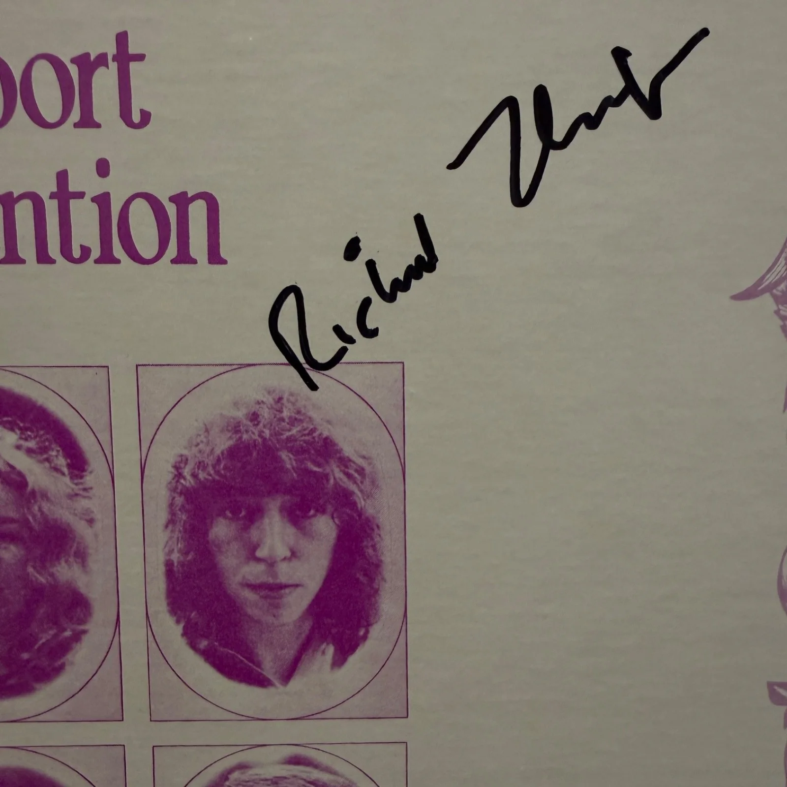 AUTOGRAPHED-FAIRPORT CONVENTION "Leig & Lief" USA A&M SP4257 THOMPSON & MATTACKS, изображение 2