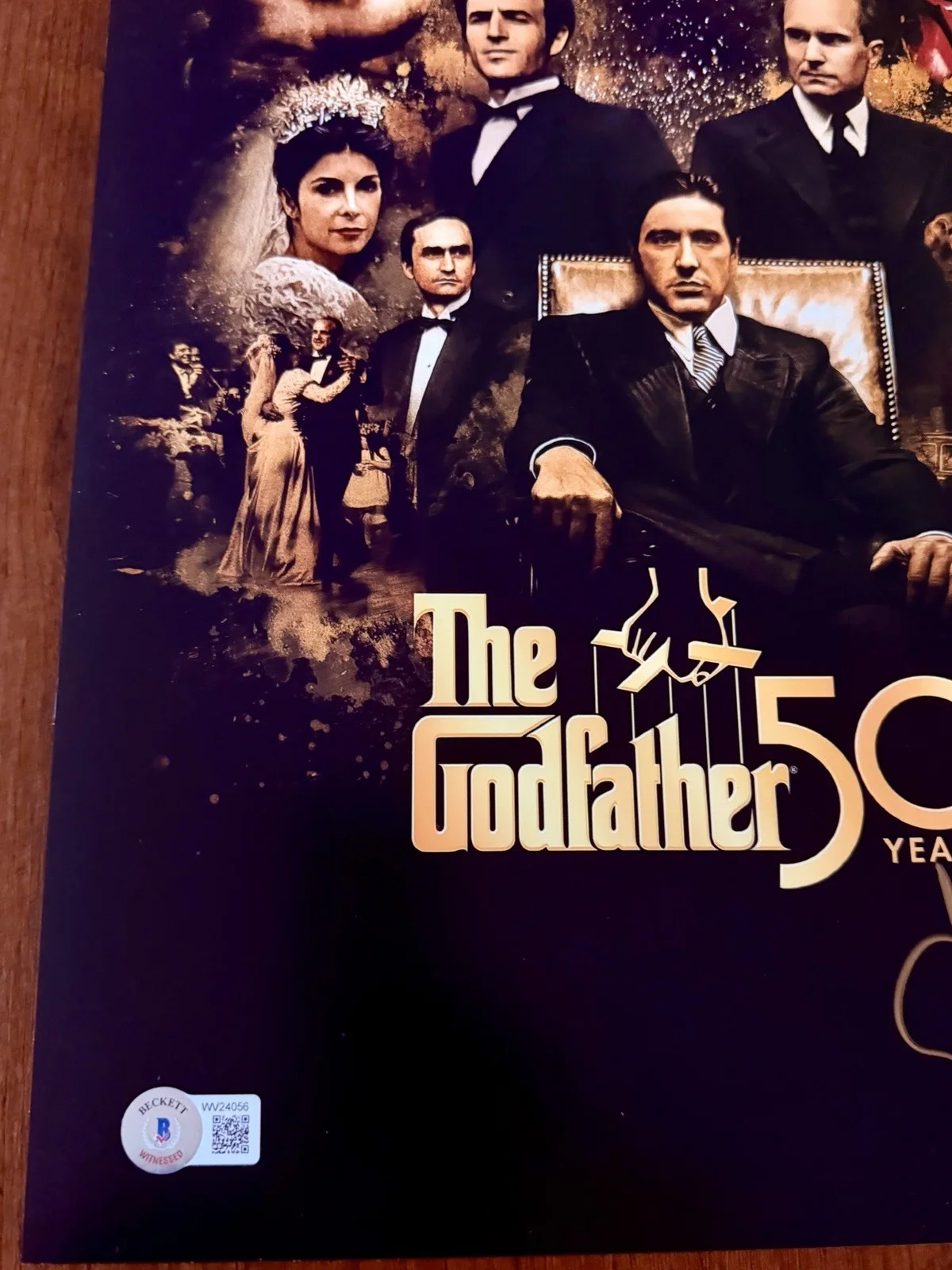 JAMES CAAN — James Caan autographed signed 11X14 photo The Godfather Movie Sonny Beckett COA, изображение 2
