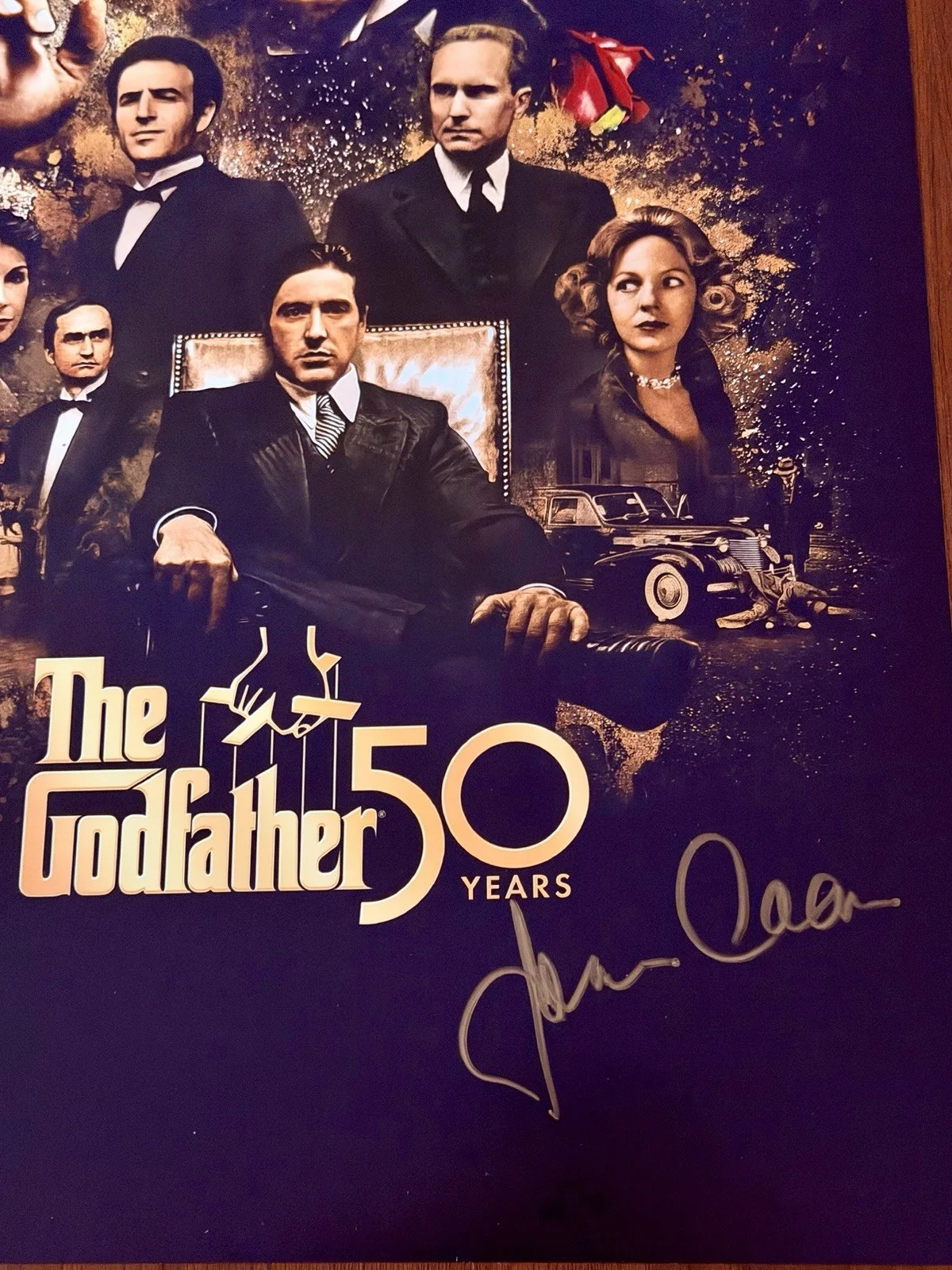 JAMES CAAN — James Caan autographed signed 11X14 photo The Godfather Movie Sonny Beckett COA, изображение 3