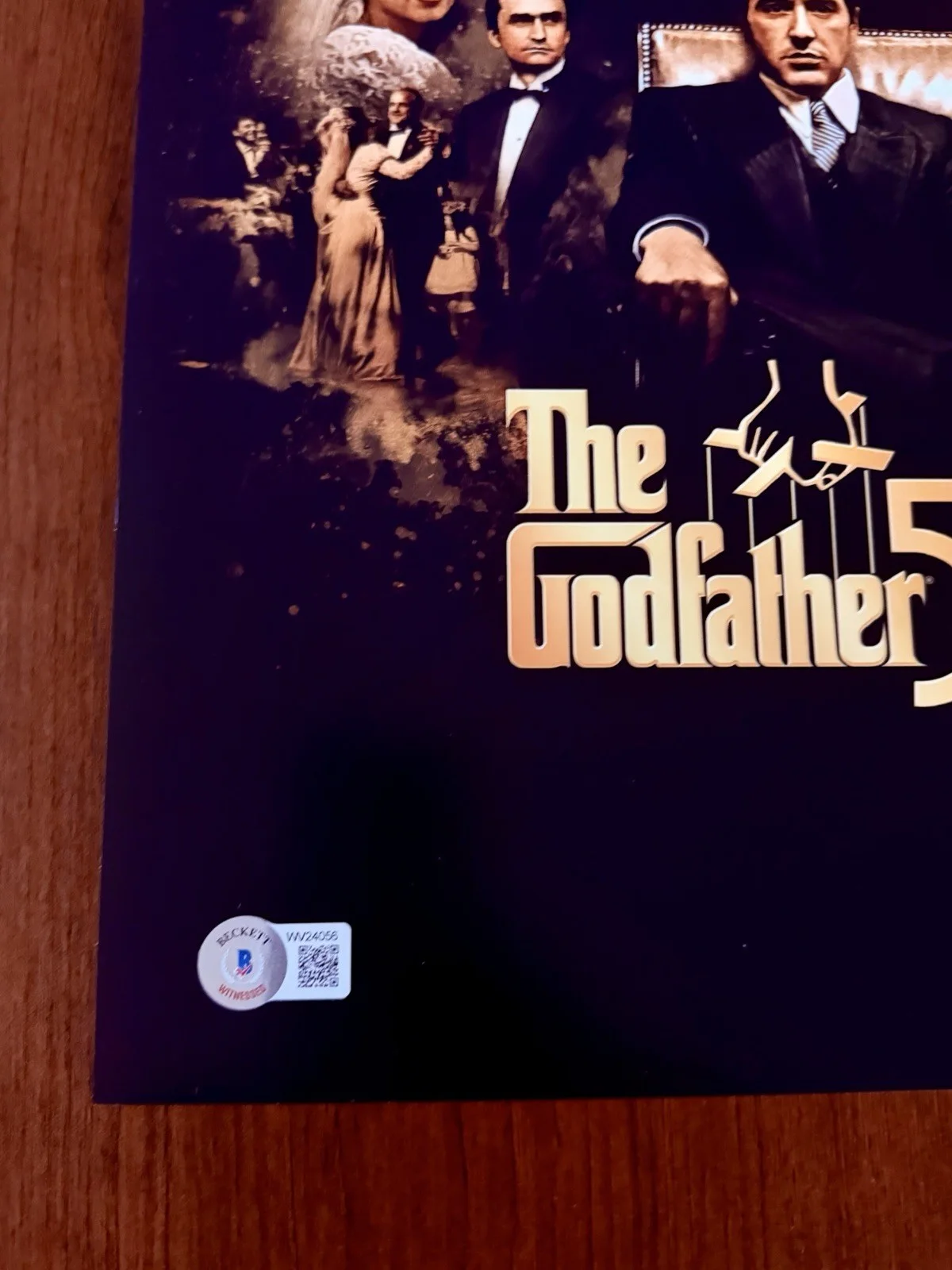 JAMES CAAN — James Caan autographed signed 11X14 photo The Godfather Movie Sonny Beckett COA, изображение 4