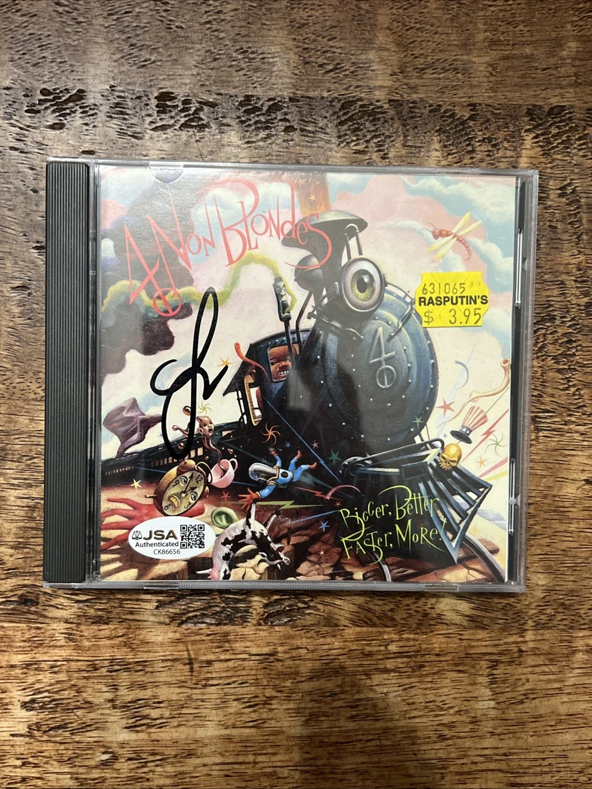 Linda Perry Signed Bigger Better Faster More ! CD JSA Coa 4 Non Blondes, image 4