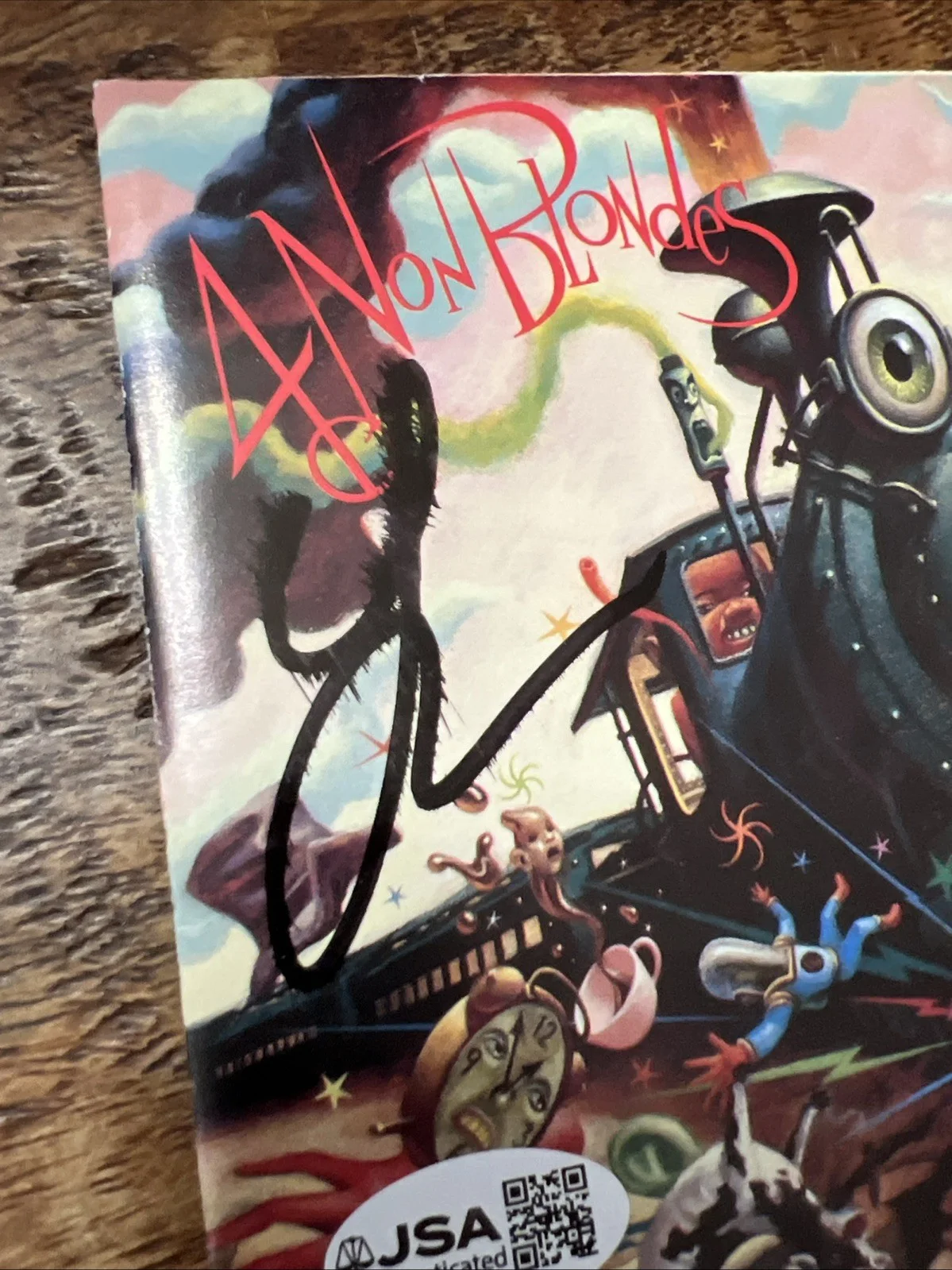 Linda Perry Signed Bigger Better Faster More ! CD JSA Coa 4 Non Blondes, image 2