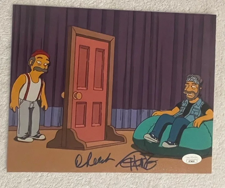 Cheech and Chong — Cheech and Chong Autographed Signed 8x10 Photo - Simpsons - JSA Certified