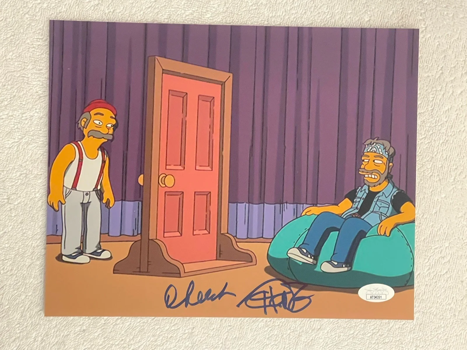 Cheech, Chong — Cheech and Chong Autographed Signed 8x10 Photo - Simpsons - JSA Certified, изображение 2