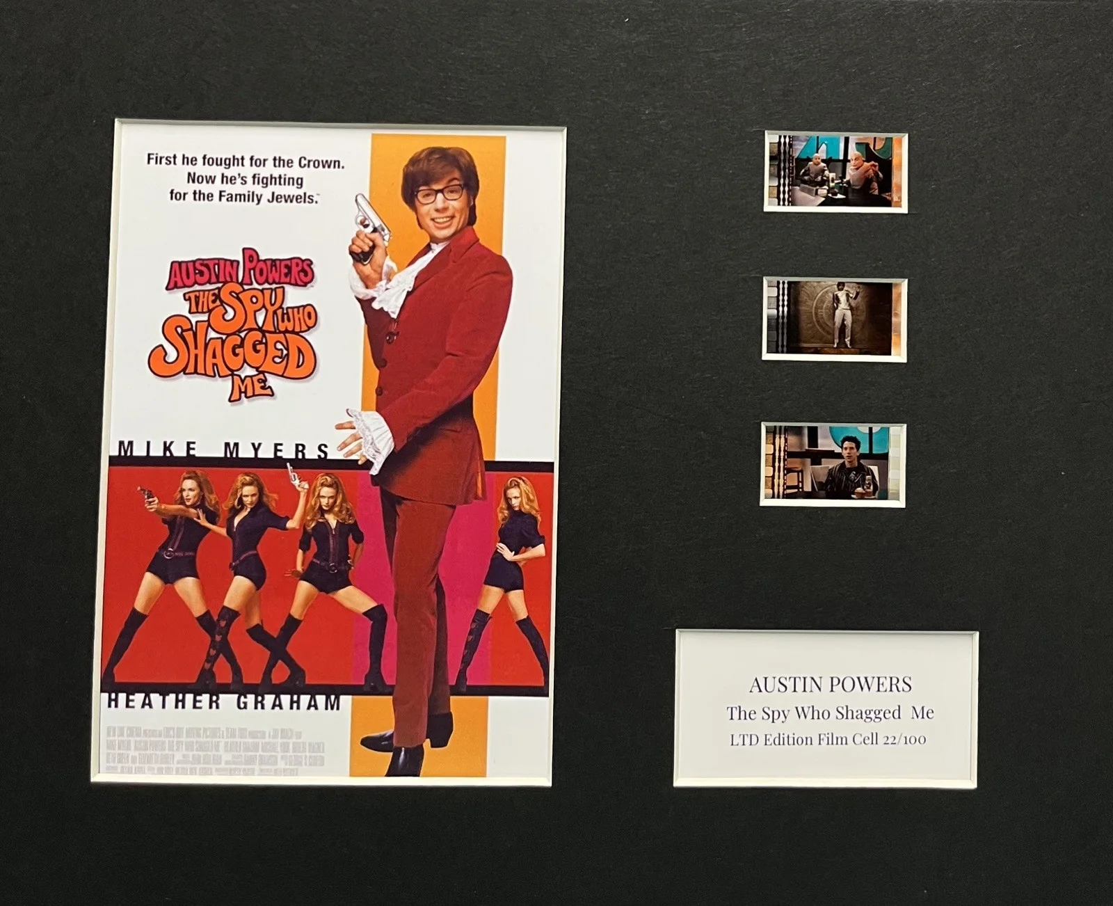 AUSTIN POWERS. The Spy Who Shagged Me. 35mm Film Cell Mounted Display, image 2
