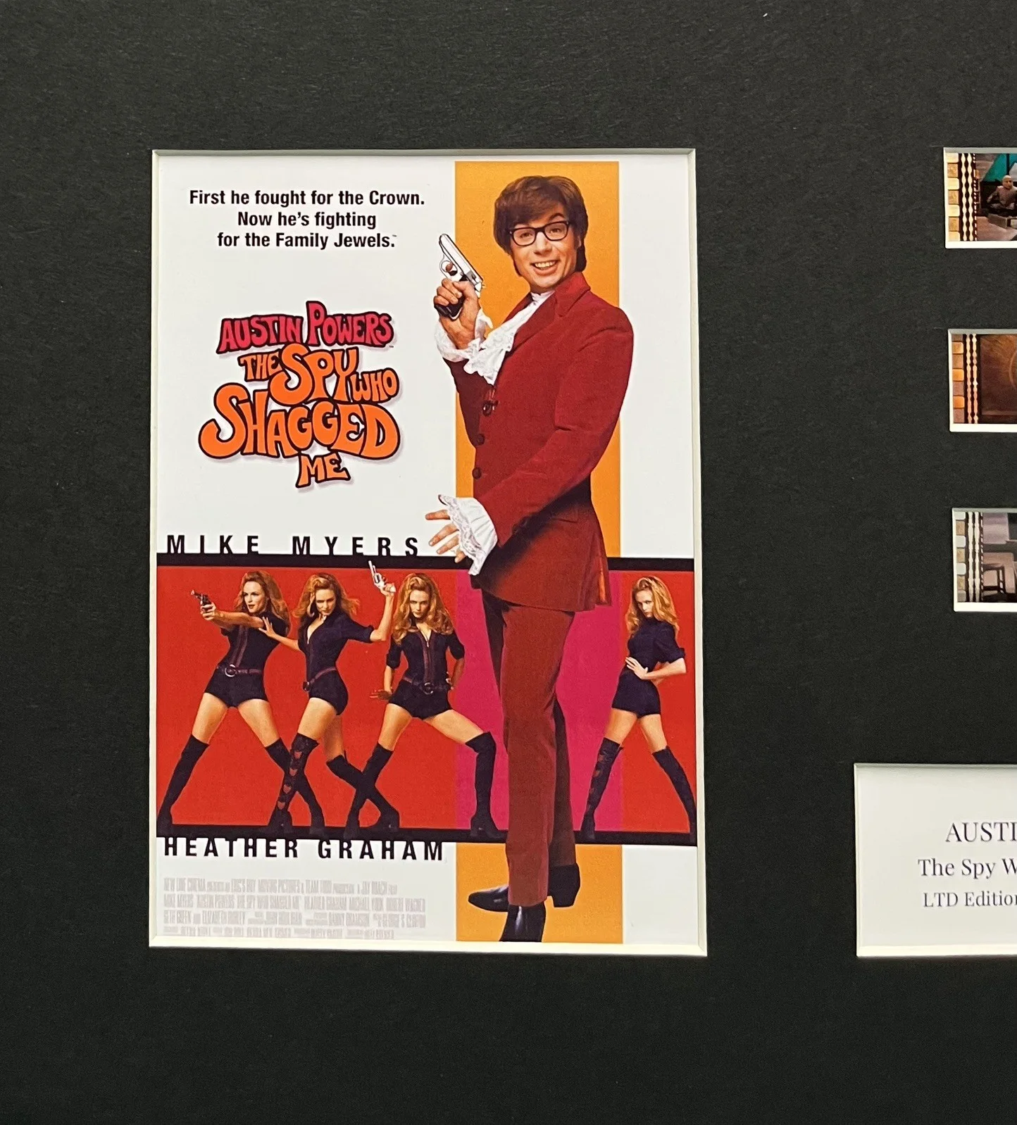 AUSTIN POWERS. The Spy Who Shagged Me. 35mm Film Cell Mounted Display, image 3