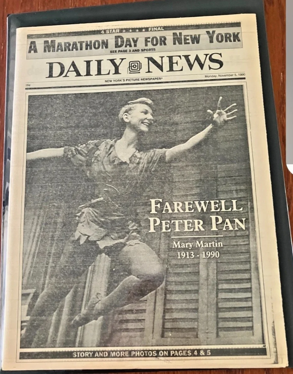Mary Martin, The ORIGINAL Peter Pan, Signed/coa/JSA, image 4