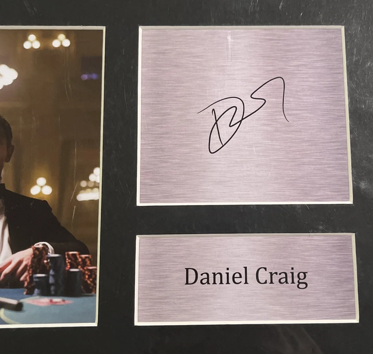 James Bond 007 Daniel Craig 8.5 X 11 Matted Photo With Printed Autograph - New, изображение 3