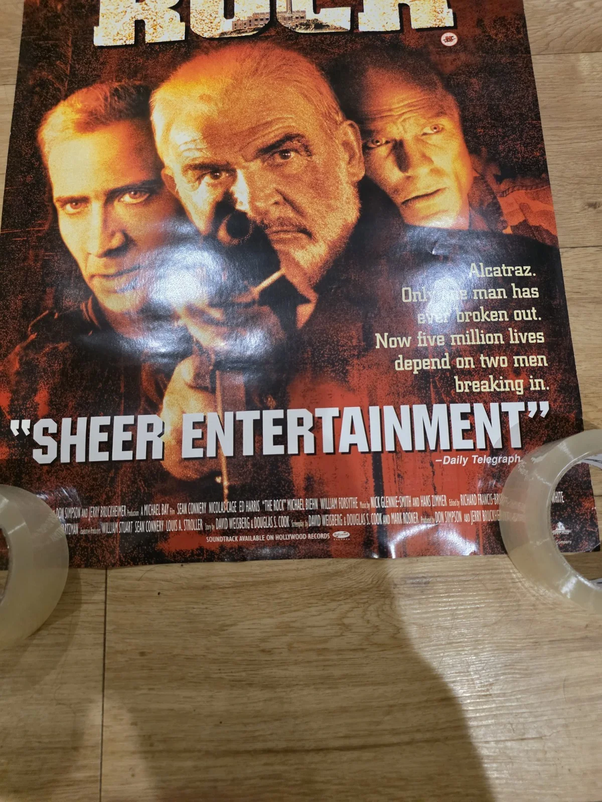 The Rock 1996 Film Poster - A2 23.4x16.5 - Sean Connery Nicolas Cage, image 3