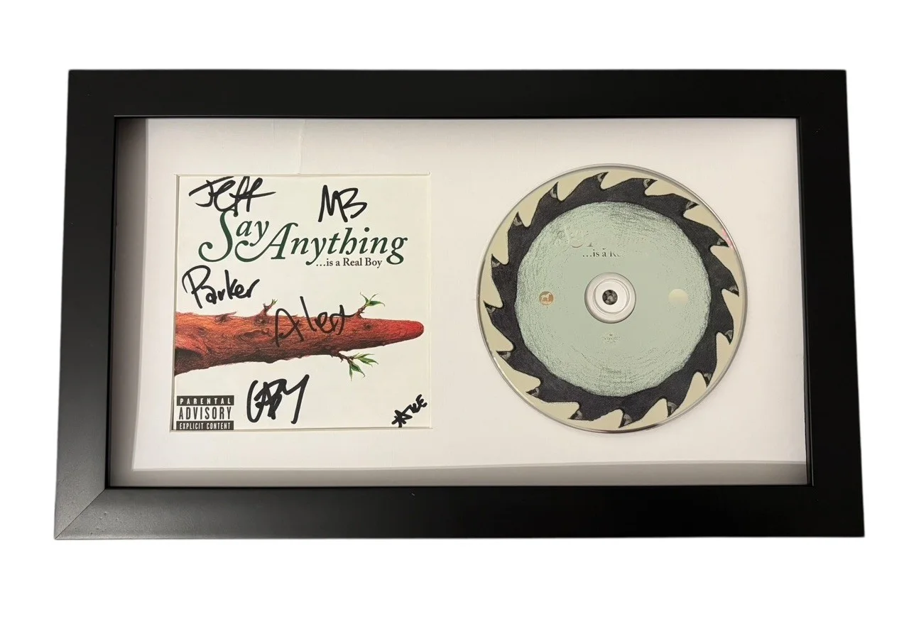 SAY ANYTHING SIGNED AUTOGRAPH IS A REAL BOY FRAMED CD MAX BEMIS +5 RARE JSA COA, image 3