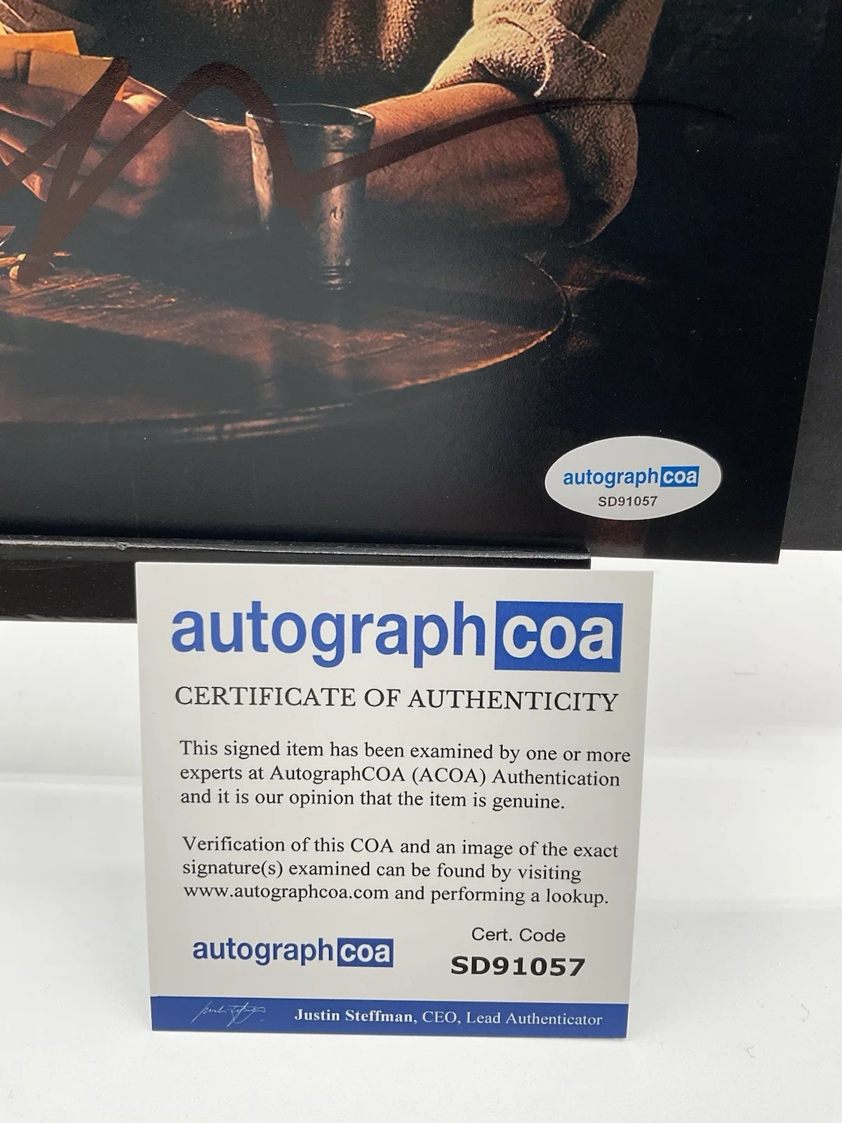 Rory Alexander — Rory Alexander signed 8x10 ACOA Outlander signed 8x10 Outlander photo auto SALE, image 3