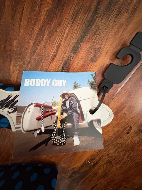 Buddy Guy Signed Autograph Polka Dot Guitar Strap - Blues Legend Rare w/ JSA COA, image 2