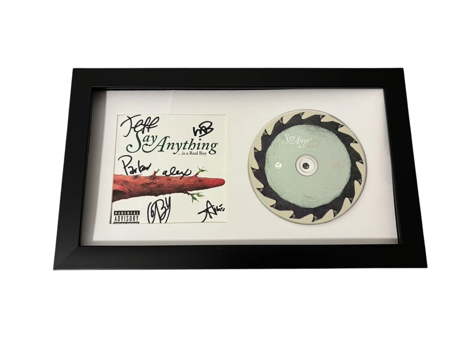 SAY ANYTHING SIGNED AUTOGRAPH IS A REAL BOY FRAMED CD MAX BEMIS +5 RARE JSA COA, image 3