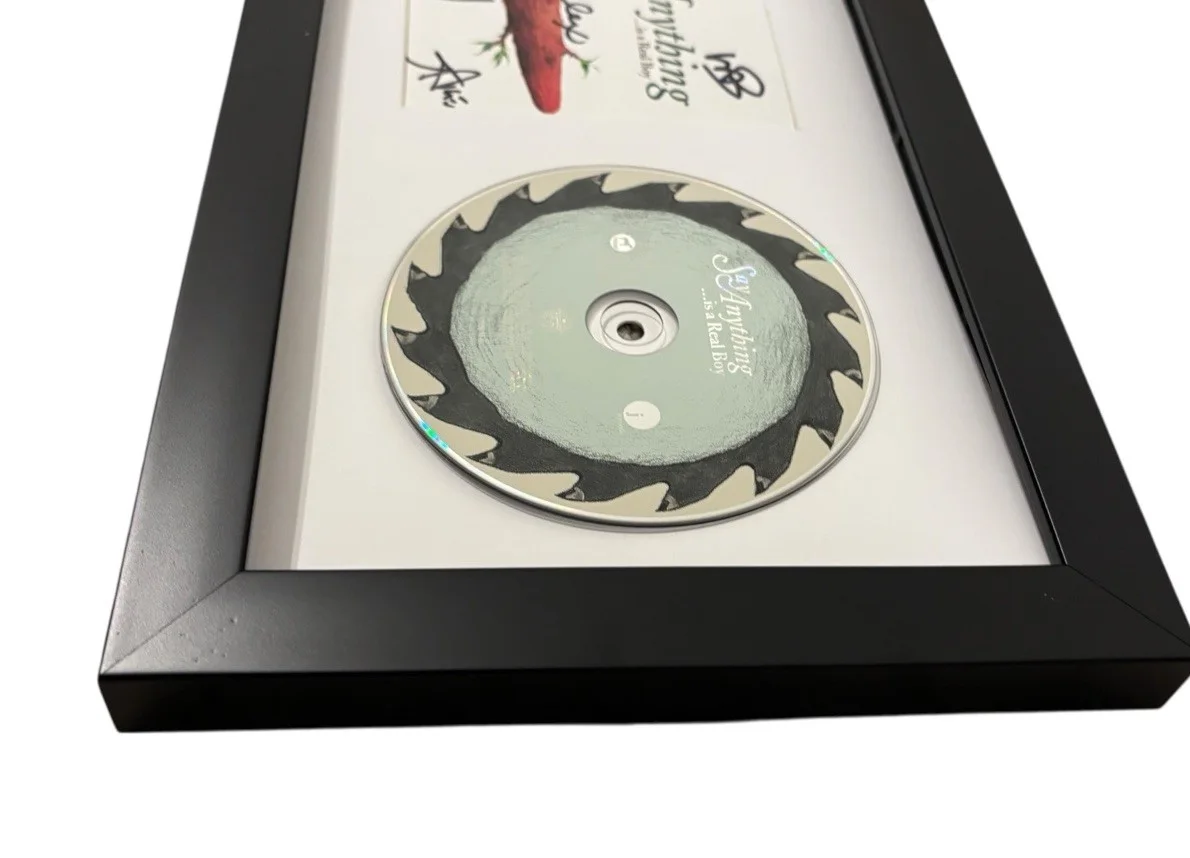 SAY ANYTHING SIGNED AUTOGRAPH IS A REAL BOY FRAMED CD MAX BEMIS +5 RARE JSA COA, image 5