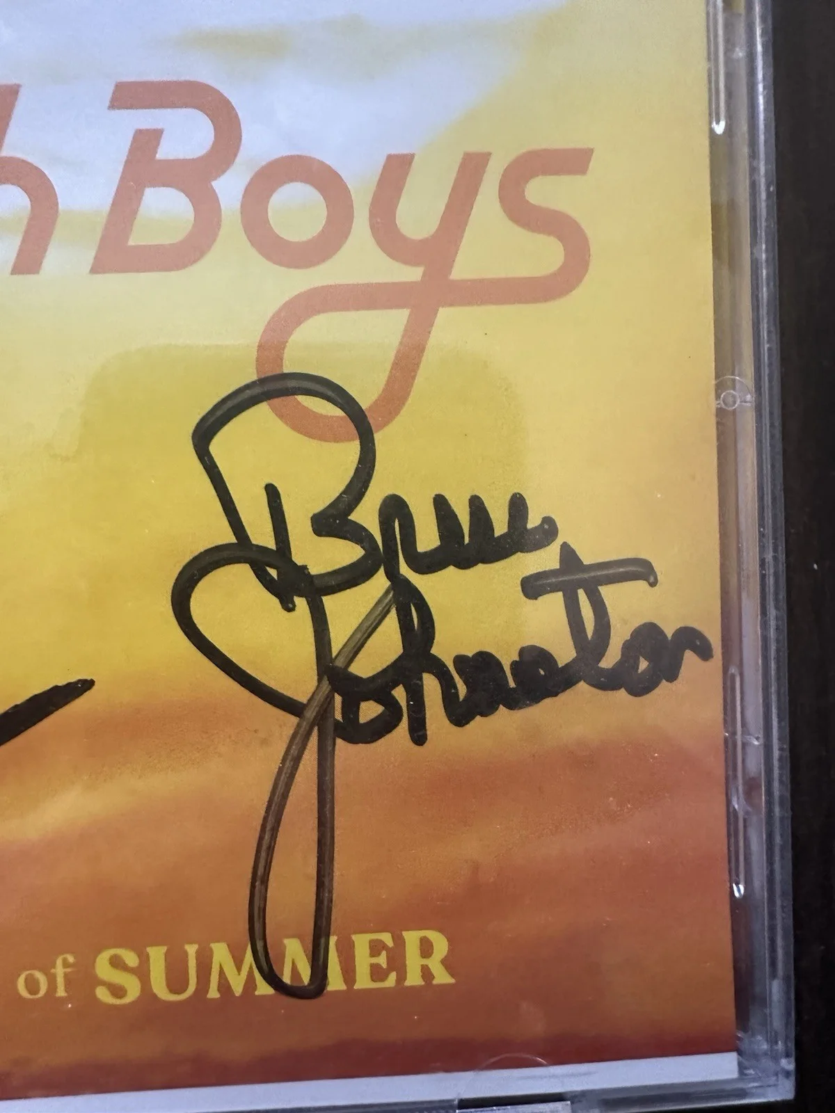 Beach Boys Mike Love Bruce Johnston Autographed Sounds of Summer Signed CD, image 3