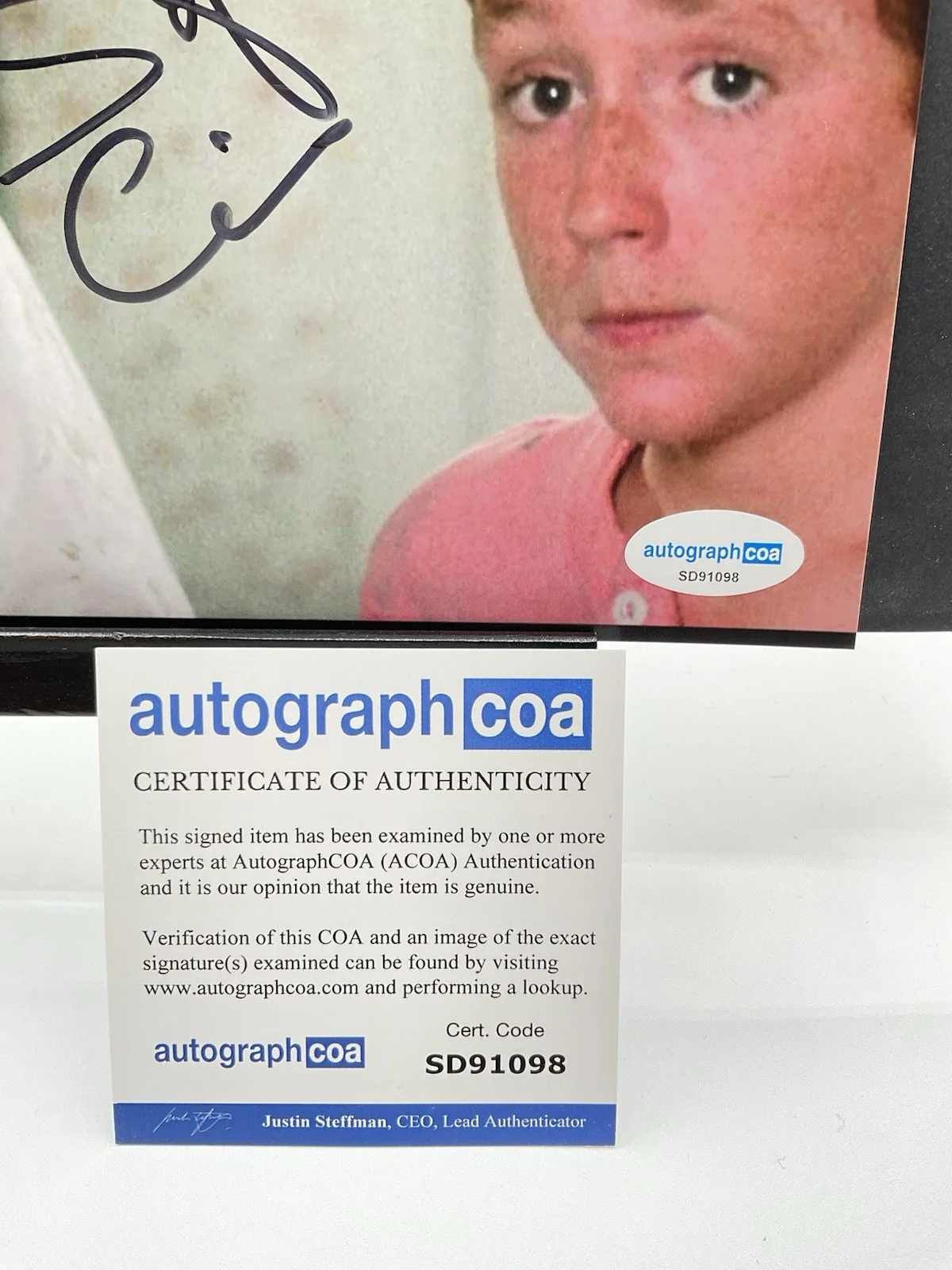 Scott Grimes — Scott Grimes signed 8x10 Critters signed 8x10 Brad Brown photo ACOA auto SALE, изображение 3