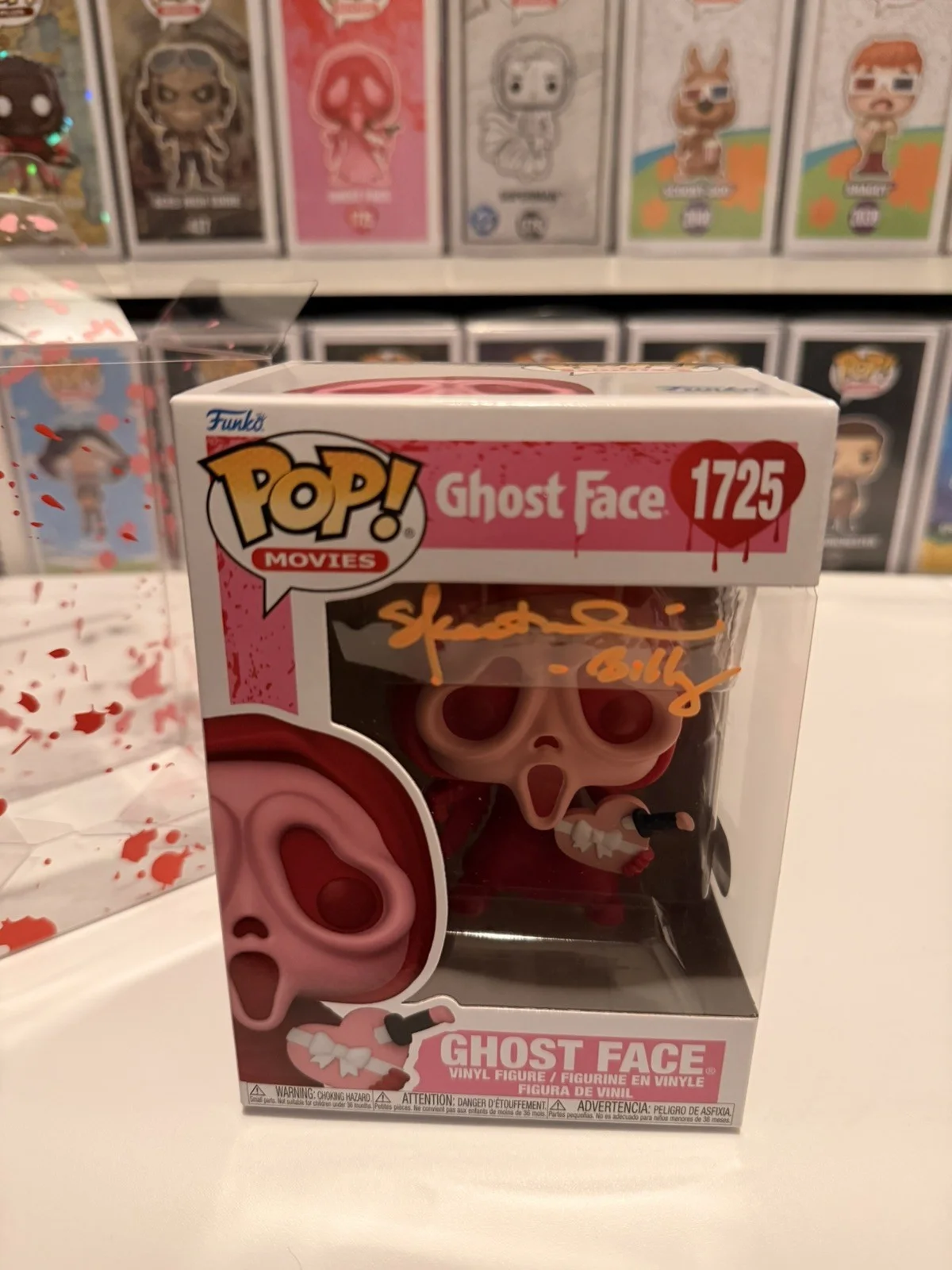 Skeet Ulrich — Ghostface Scream Funko Pop! Skeet Ulrich Signed #1725 SWAU Authentication