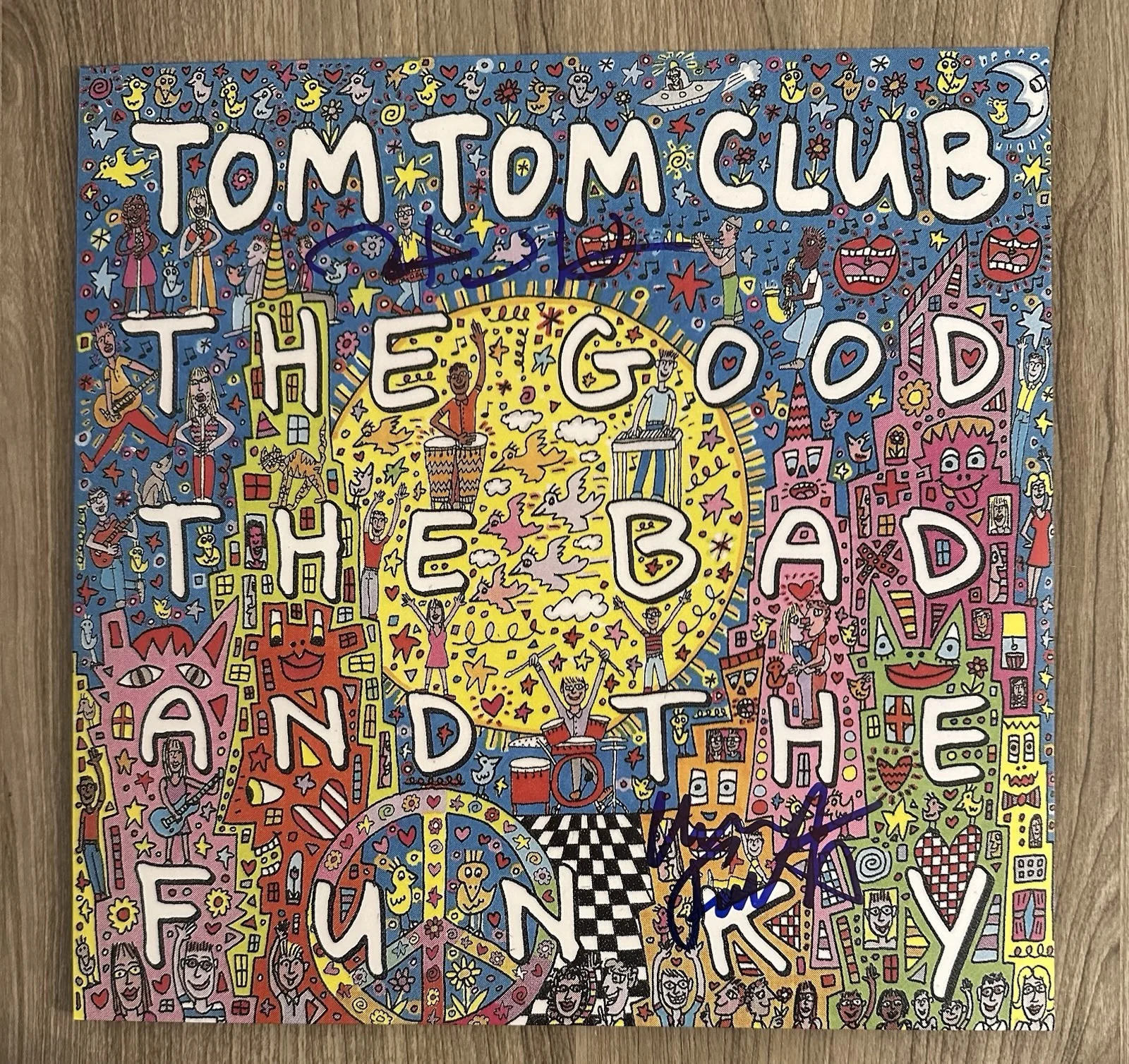 Tom Tom Club SIGNED JSA The Good The Bad And The Funky Autographed Talking Heads, image 2