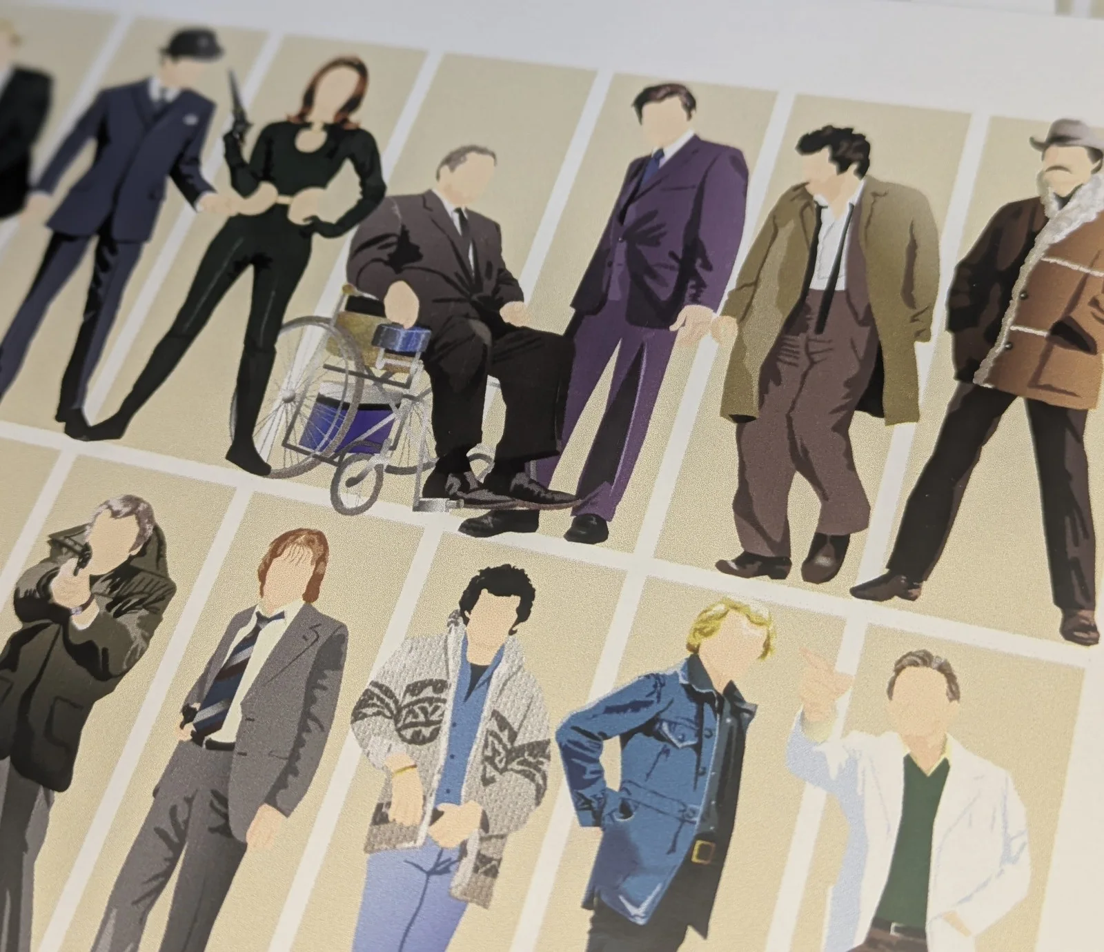 TV COP Shows Art Print 70s 80s 90s Columbo Magnum Sweeney Starsky CSI 24 Dexter, изображение 5